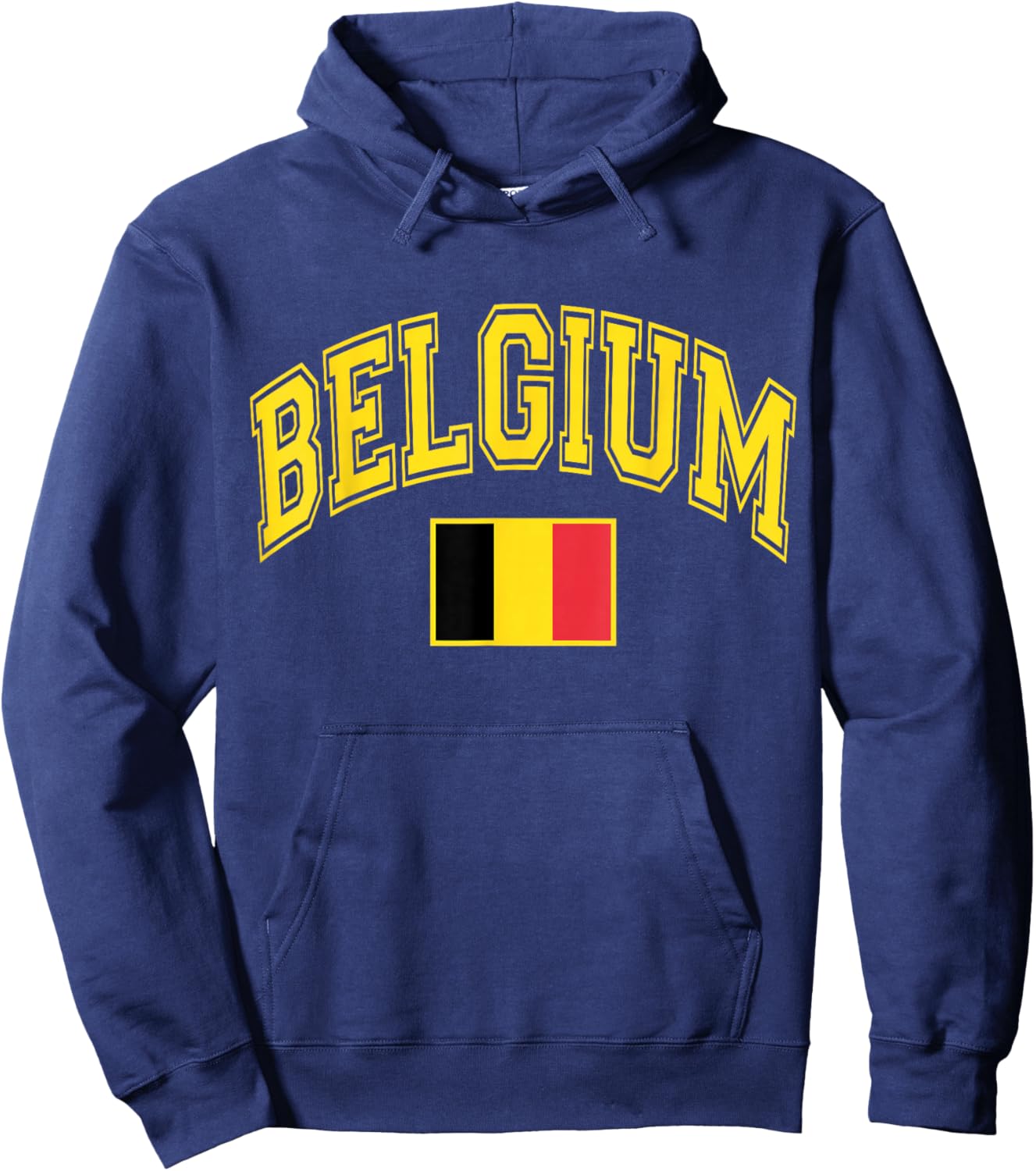 Belgium Flag Hoodie - Hoodie | Navy
