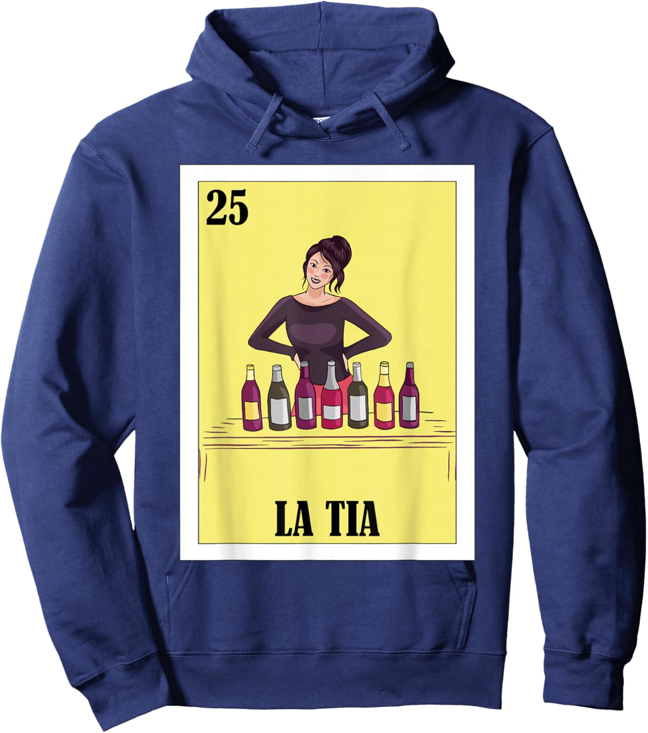 Funny Mexican Design for Aunt - La Tia Hoodie - Hoodie | Navy