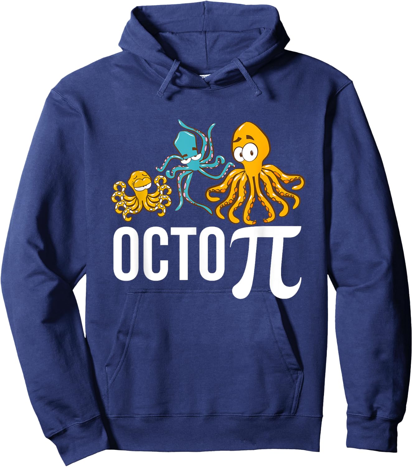 Octo Pi - Funny Math Hoodie - Hoodie | Navy