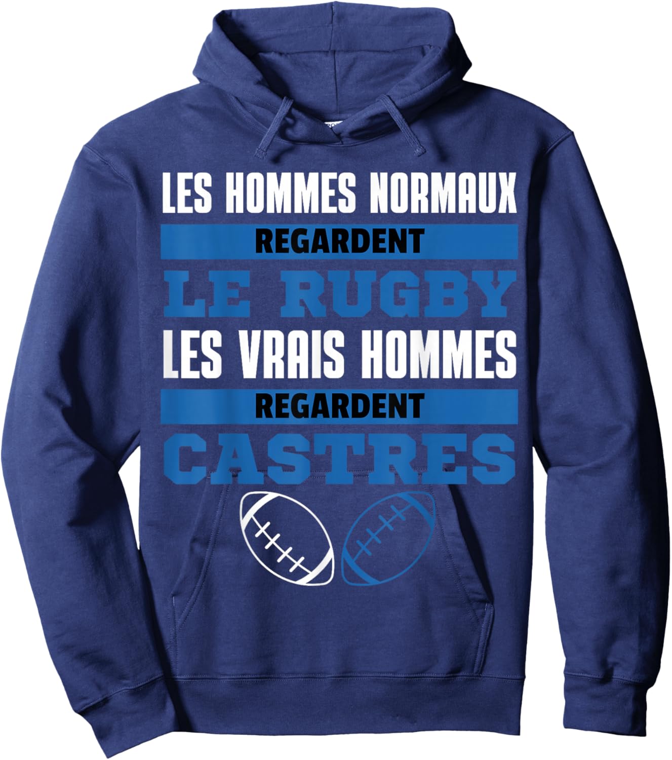 Supporter Rugby Castres Gift Humour , Black, S Hoodie - Hoodie | Navy