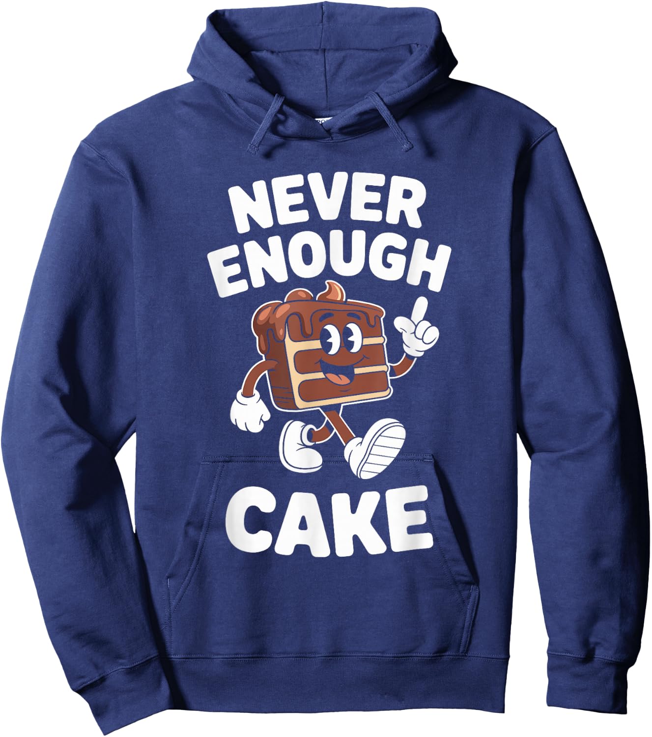 Funny Cake Retro Hoodie - Hoodie | Navy