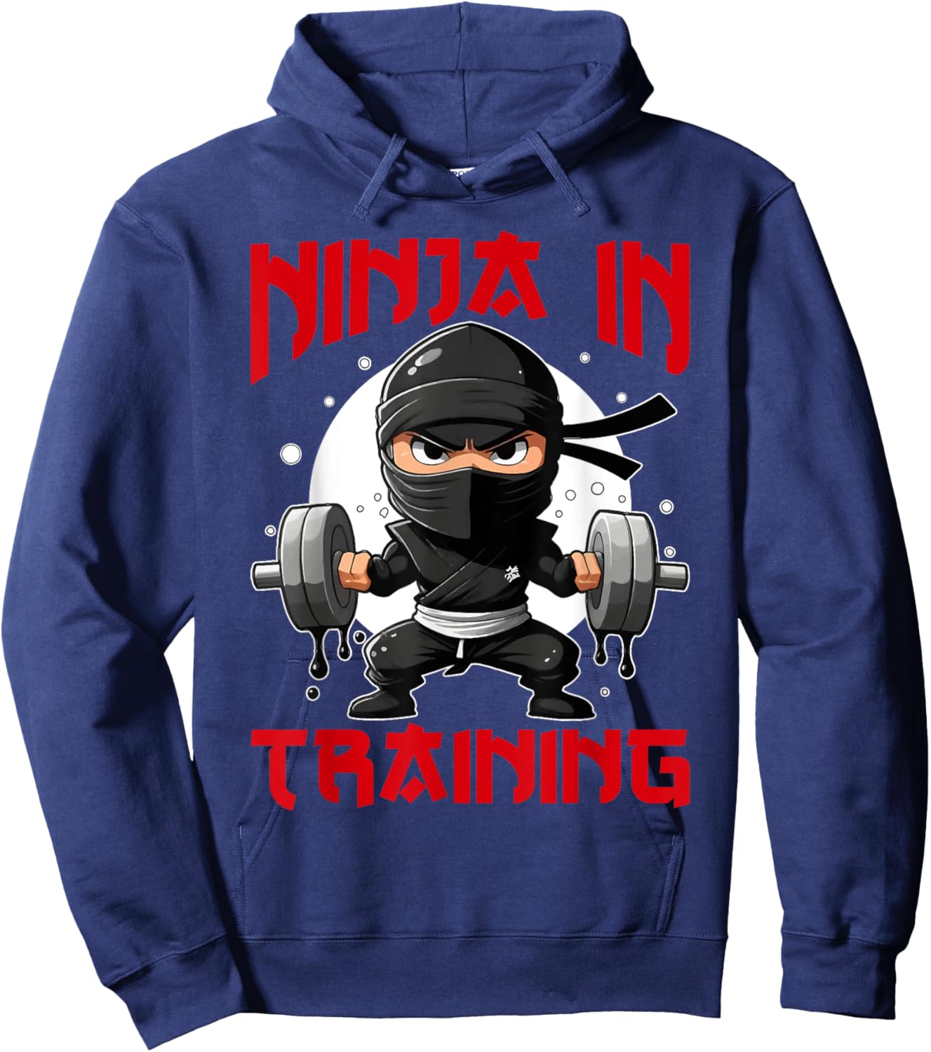 Ninja in Training Kid's Workout Enthusiast Hoodie - Hoodie | Navy