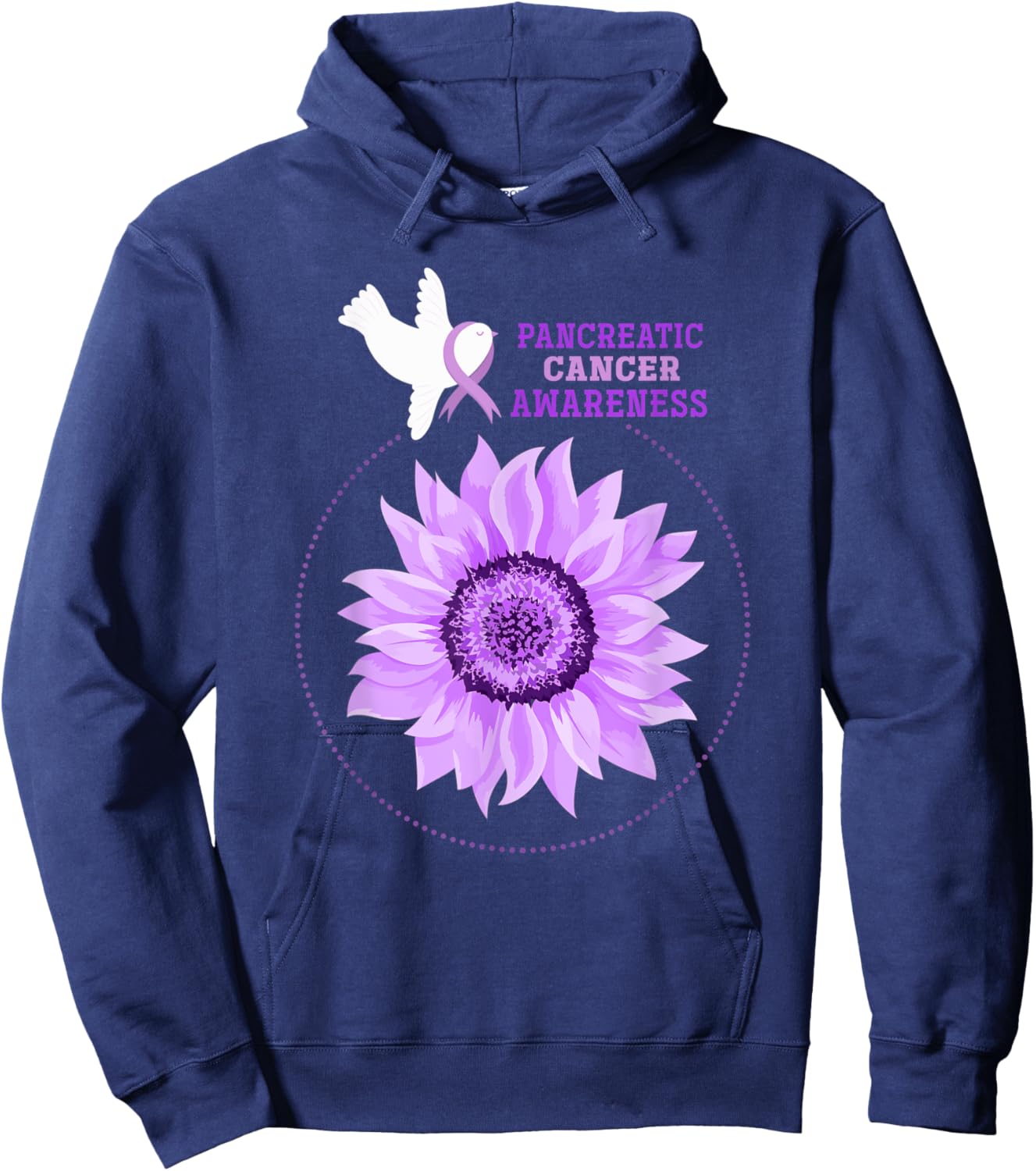 Pancreatic Cancer Awareness Hoodie - Hoodie | Navy
