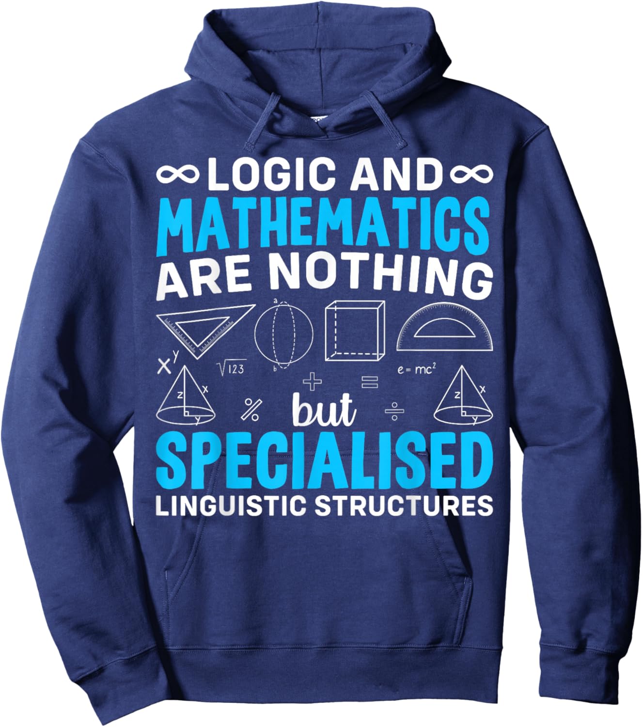 Linguistic Hoodie - Hoodie | Navy