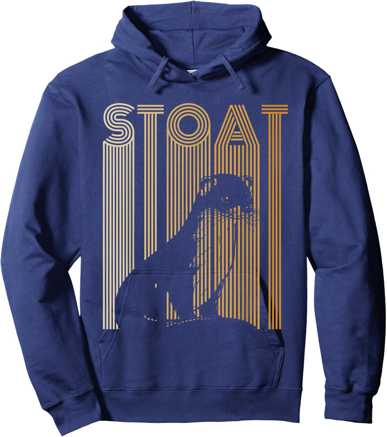 STOAT Design for a Stoat lover Hoodie - Hoodie | Navy