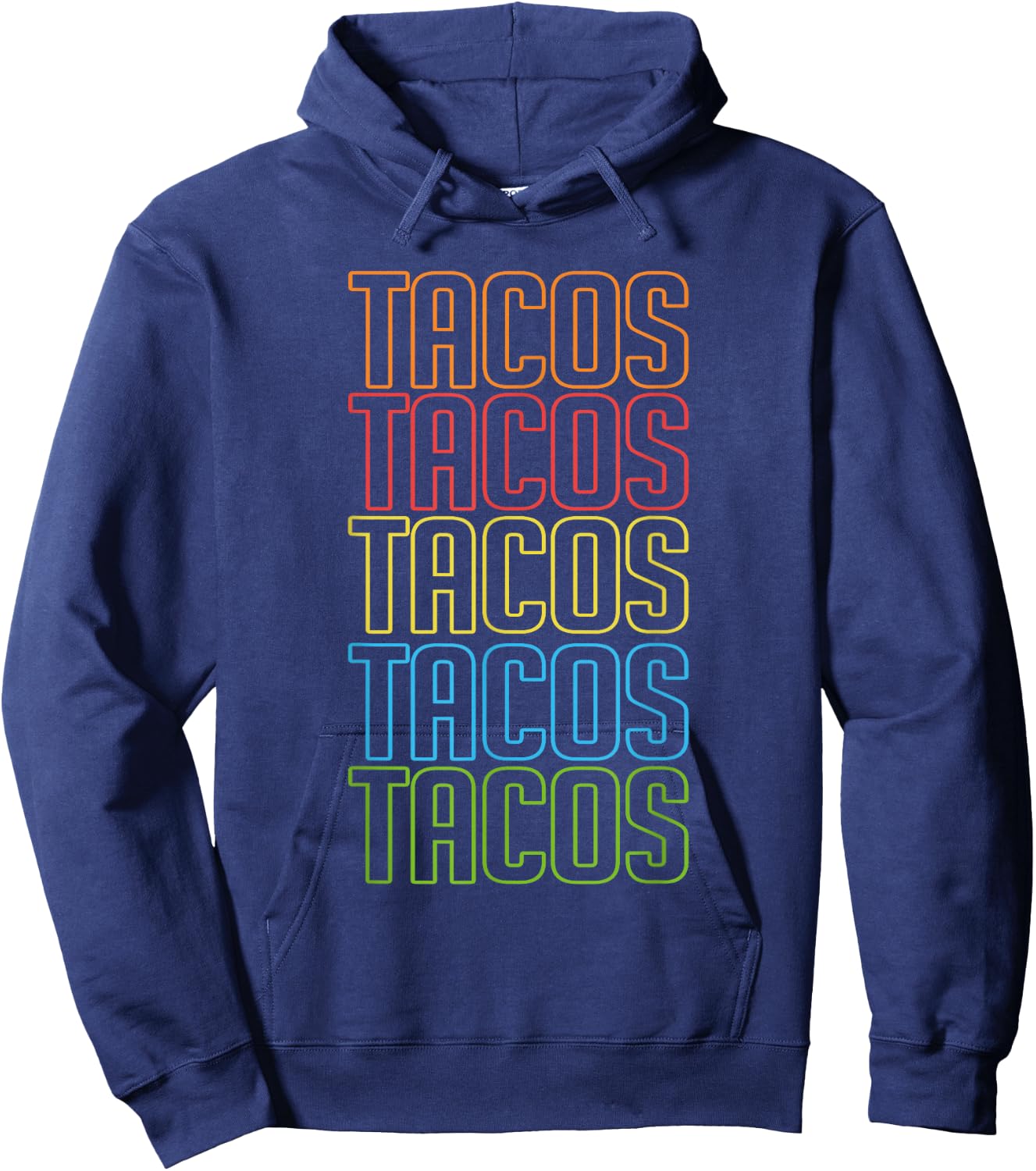Retro Tacos Shirt Vintage Taco Tuesday Hoodie - Hoodie | Navy