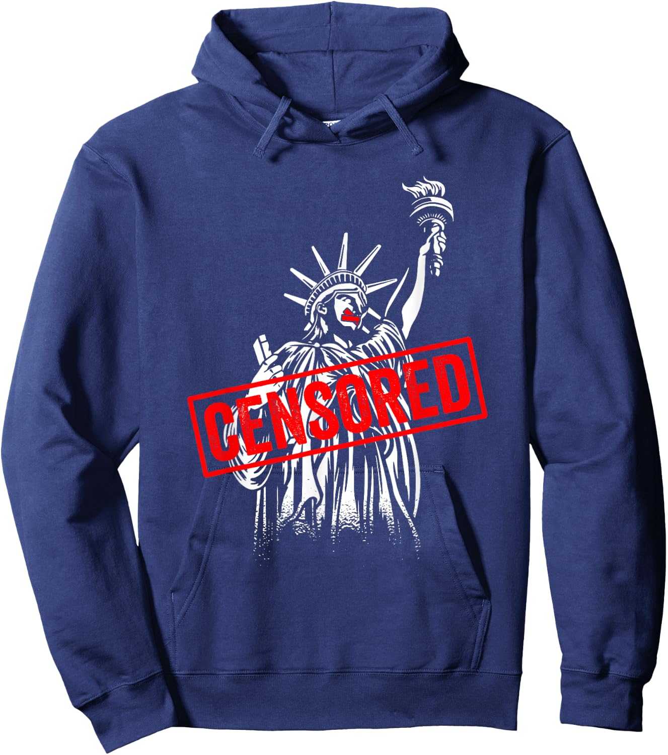Anti Tech Censorship Anti Government Censorship Hoodie - Hoodie | Navy