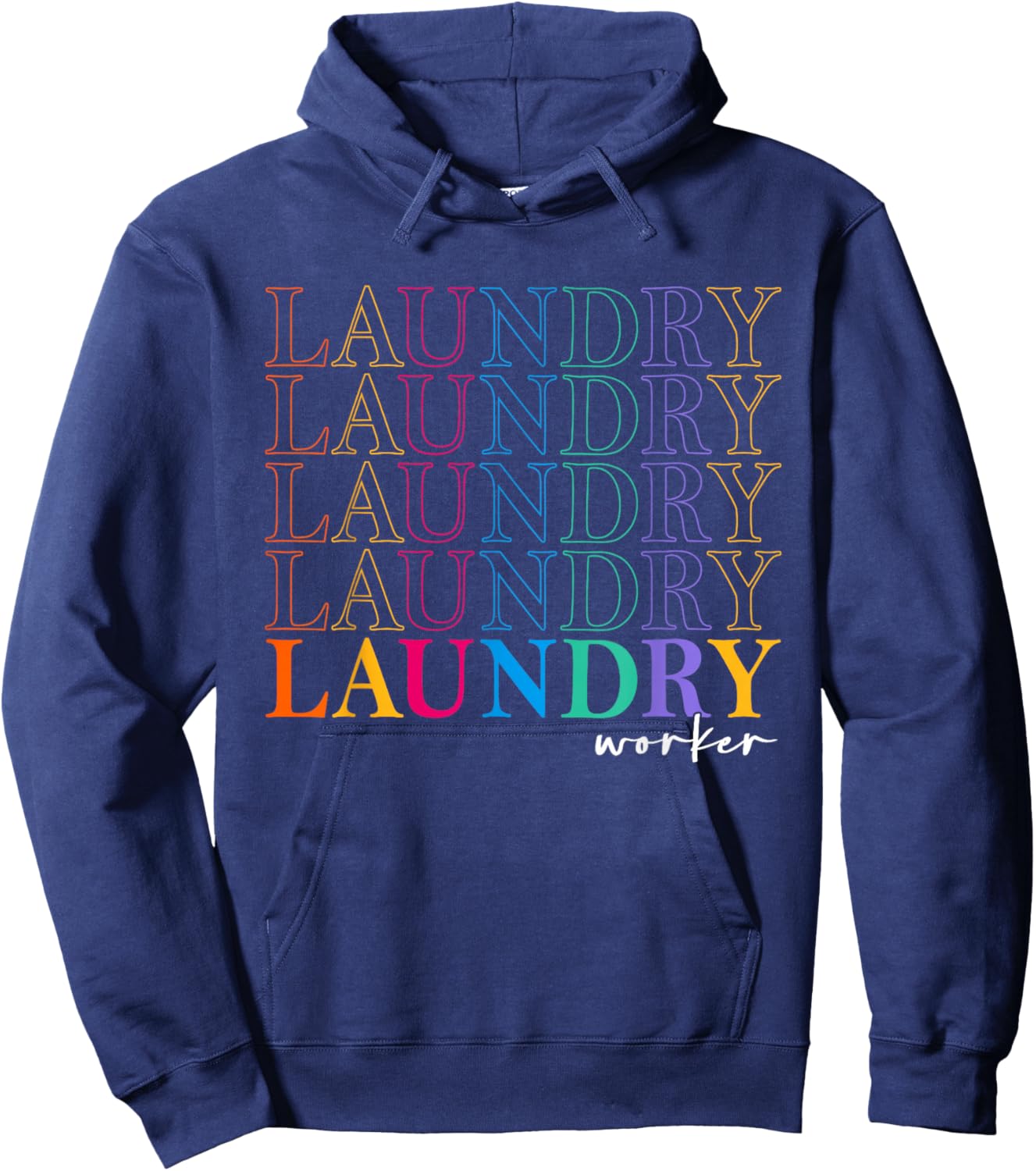 Laundry Worker Appreciation Week Healthcare Men Hoodie - Hoodie | Navy