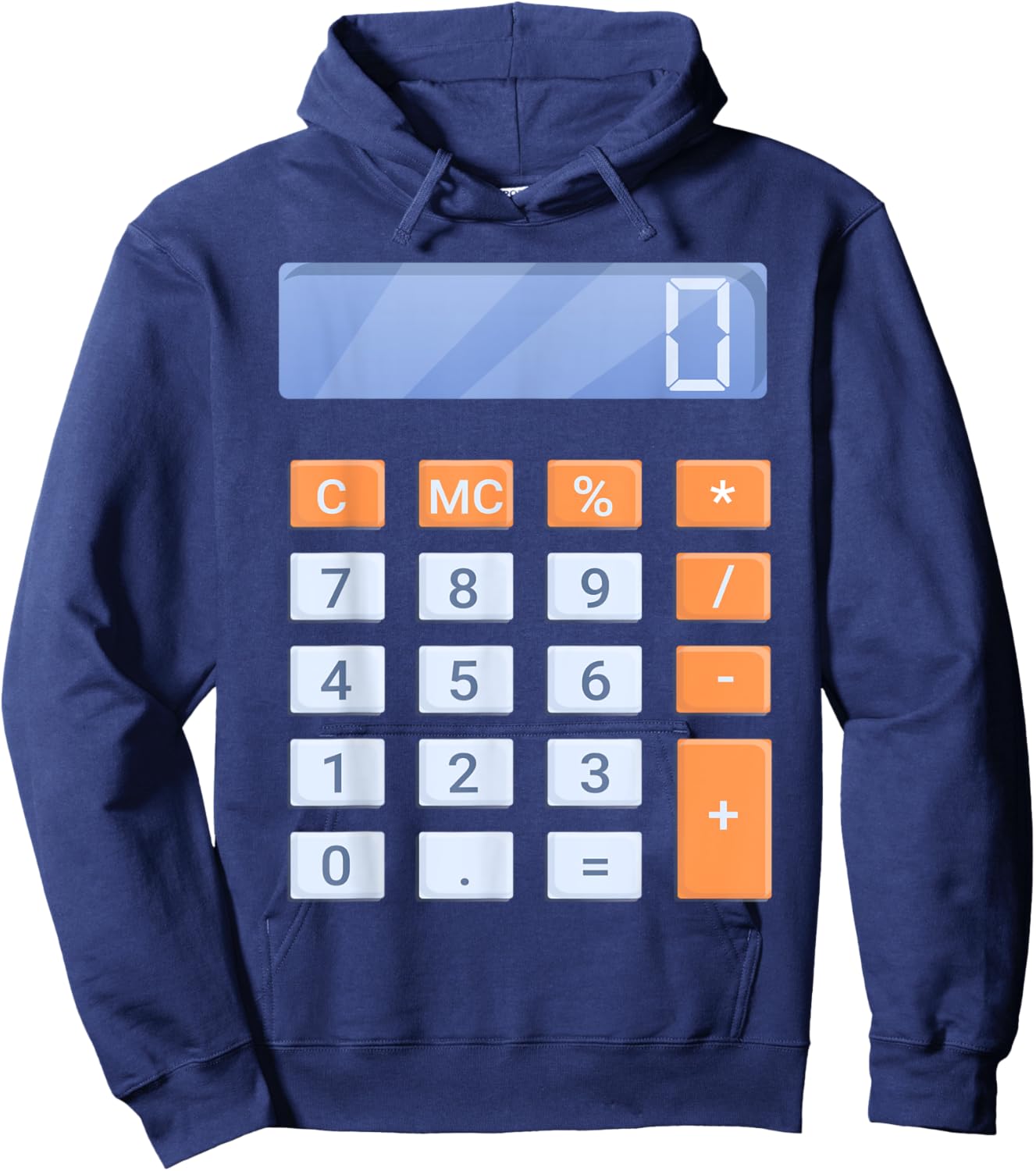 Calculator Halloween Costume Hoodie - Hoodie | Navy