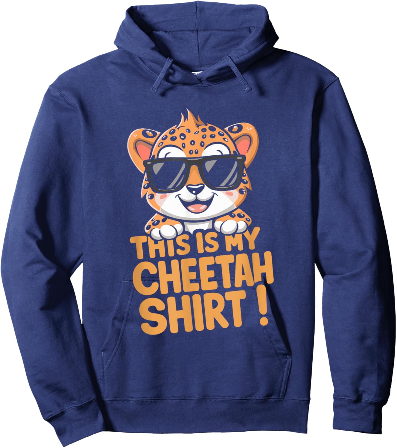 Cheetah Kids Cheetah Lover This Is My Cheetah Hoodie - Hoodie | Navy