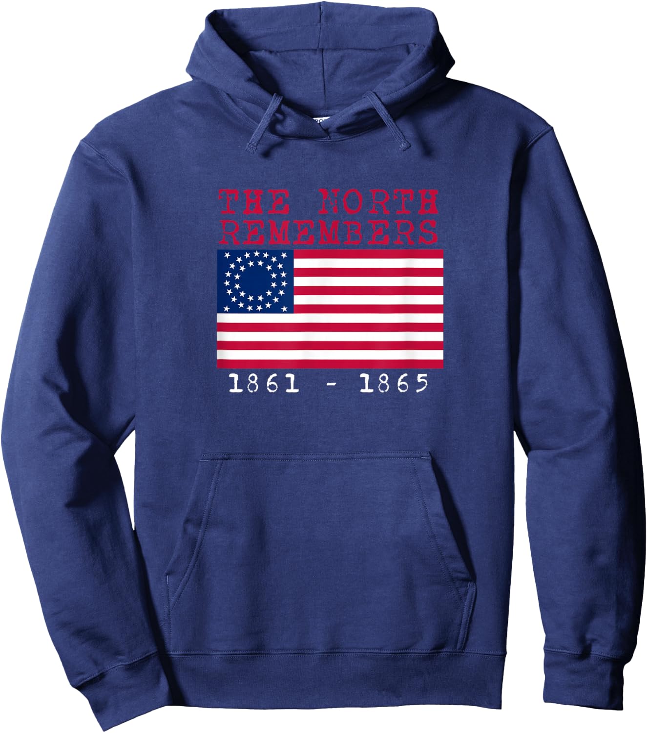 Civil War Union Rememberance / Union Army Pride Hoodie - Hoodie | Navy