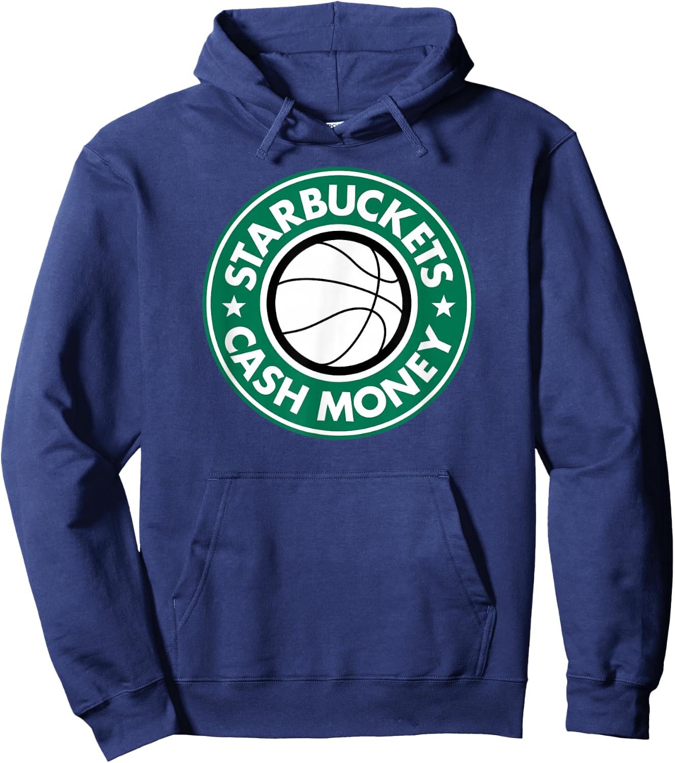 Starbuckets Cash Money Basketball Hoodie - Hoodie | Navy