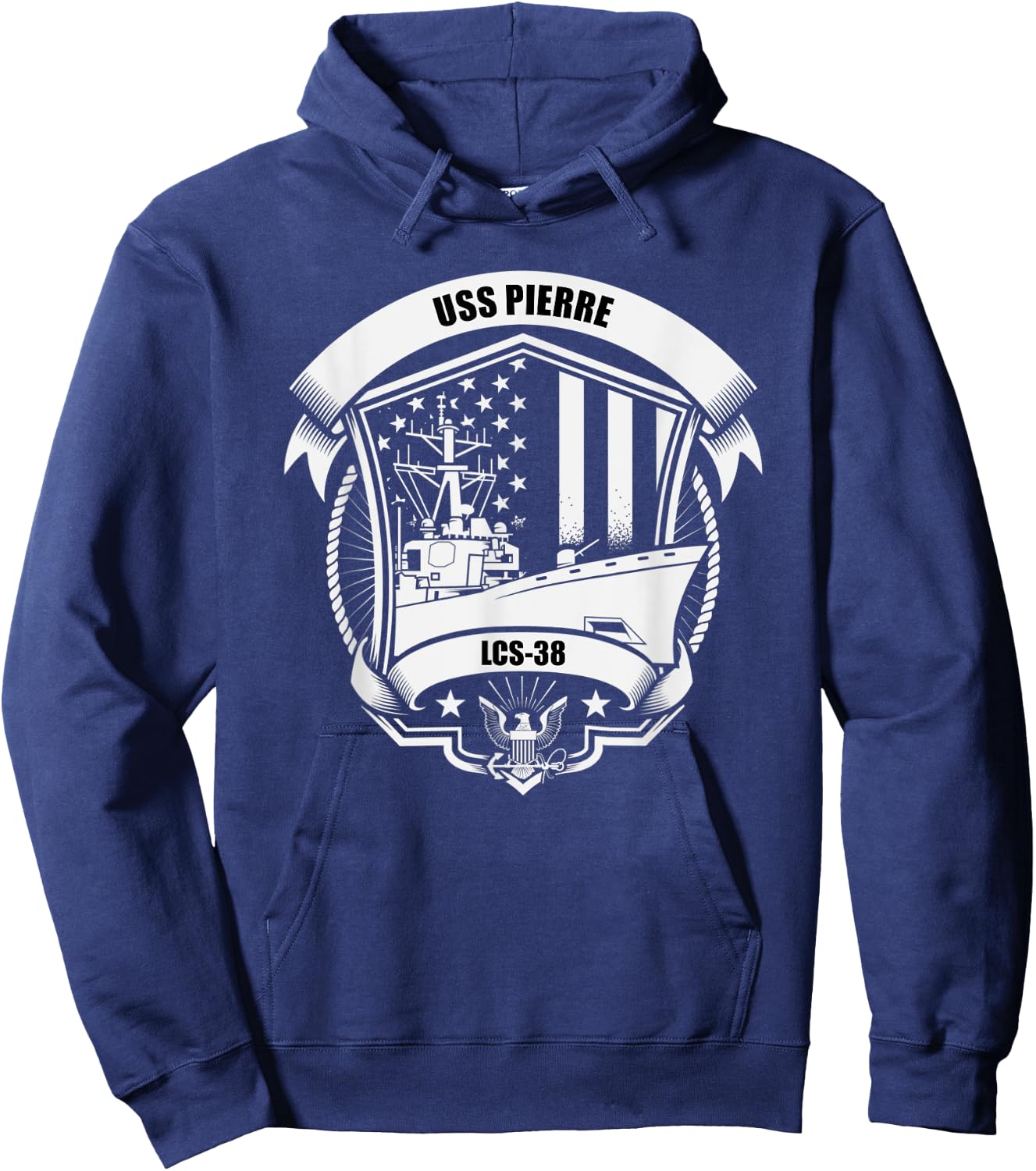 USS Pierre LCS-38 Hoodie - Hoodie | Navy