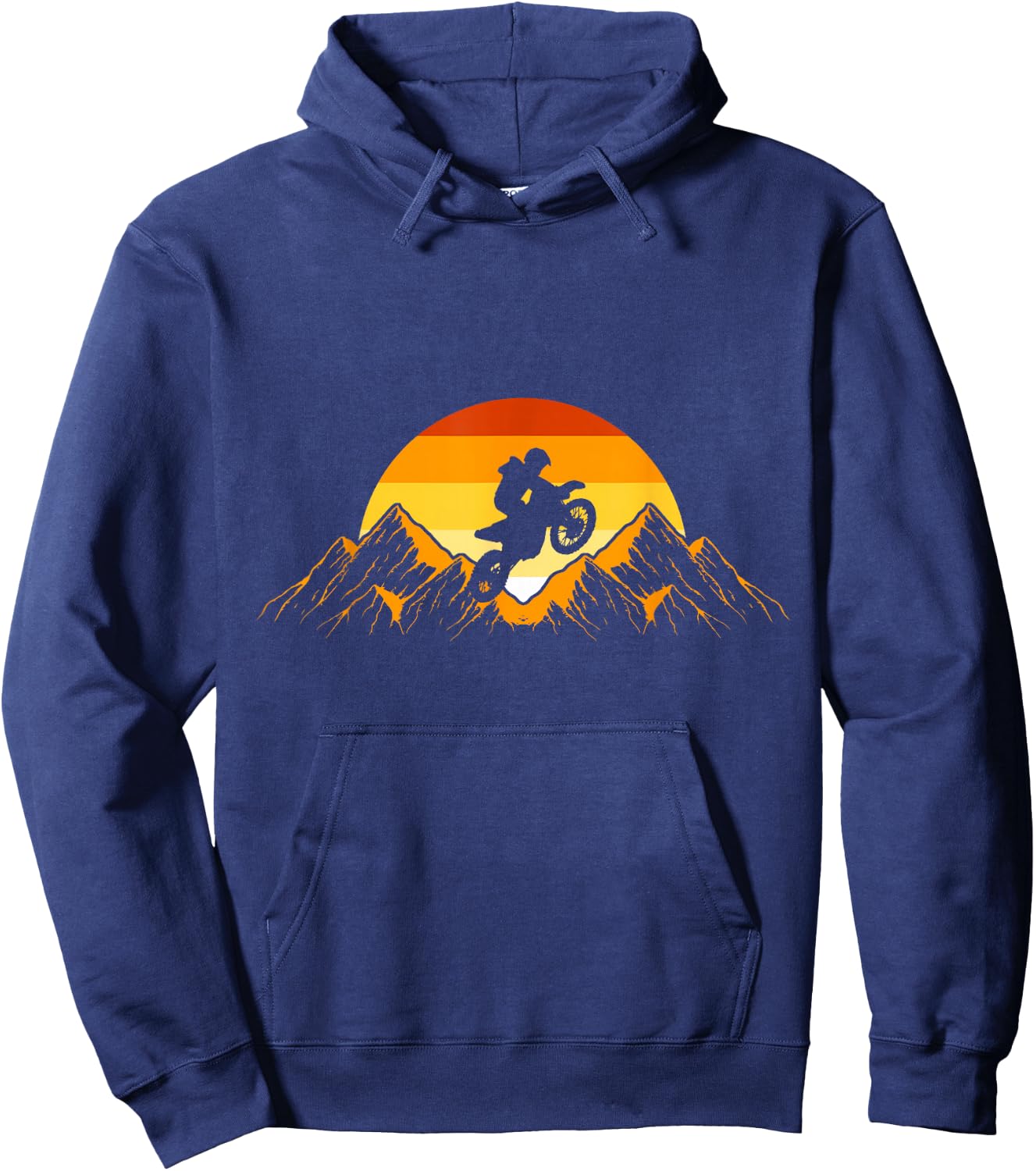 MX Motocross Biker Dirt Bike - Supercross Hoodie - Hoodie | Navy