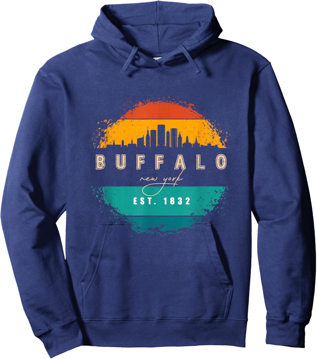 City of Buffalo New York Hoodie - Hoodie | Navy