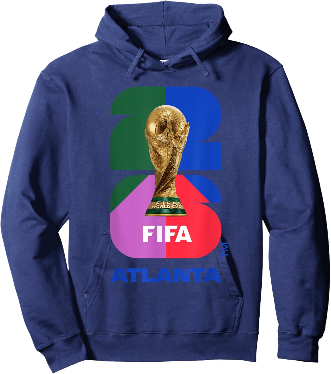 FIFA World CUP26 Atlanta Trophy Color Hoodie - Hoodie | Navy