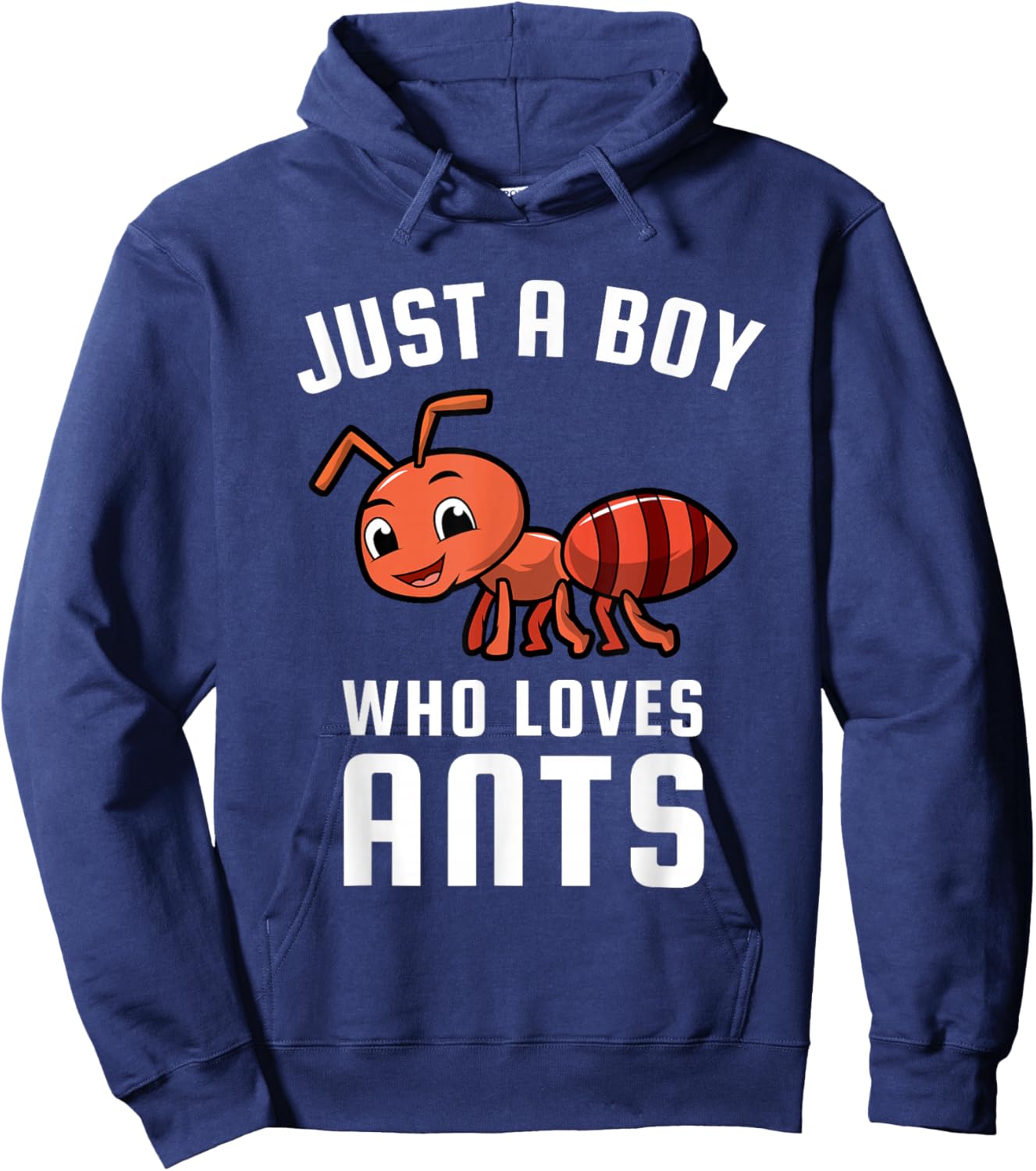 Just a Boy Who Loves Ants Hoodie - Hoodie | Navy