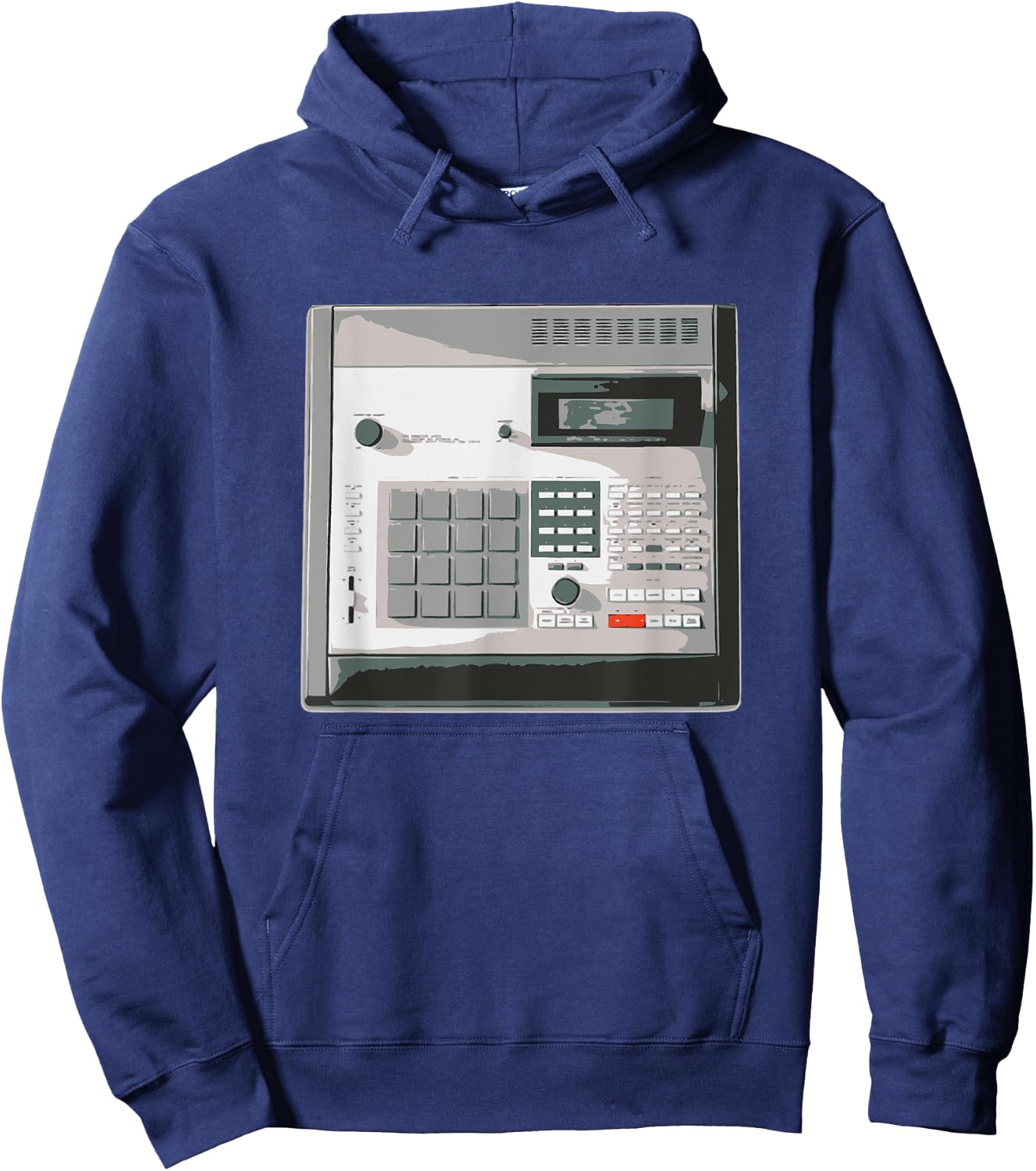 Retro Music Producer Hip Hop MPC Hoodie - Hoodie | Navy