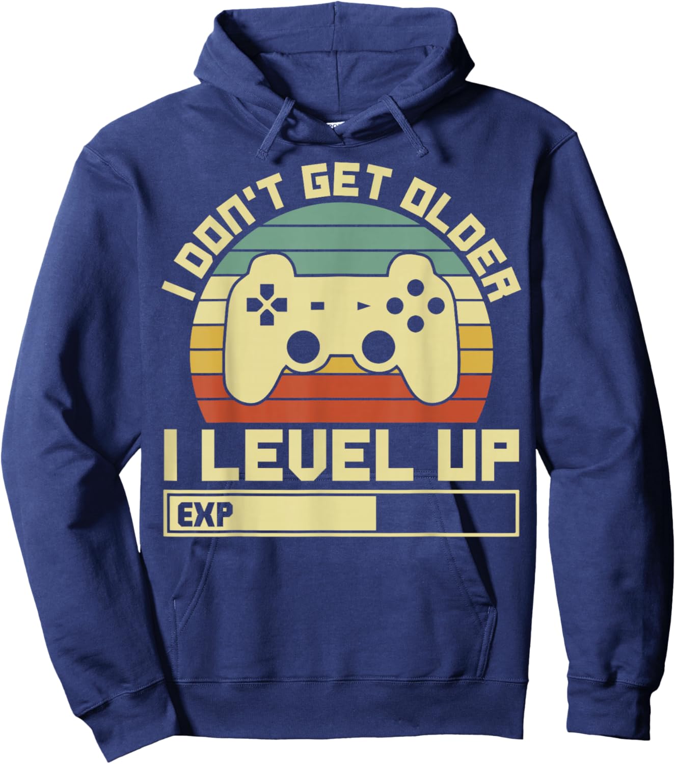 Gaming Ich Werde Nicht Älter Ich Level Up Gamer Hoodie - Hoodie | Navy