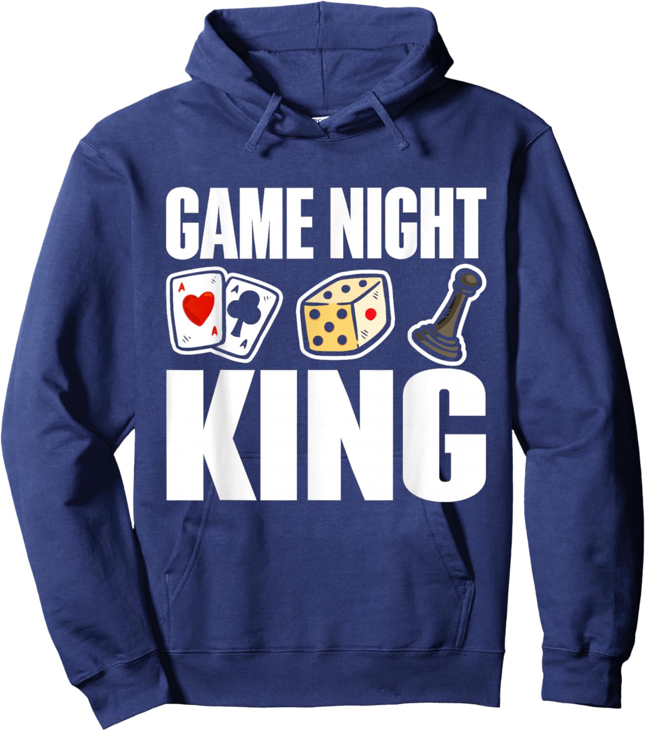Game Night King Game Night Hoodie - Hoodie | Navy