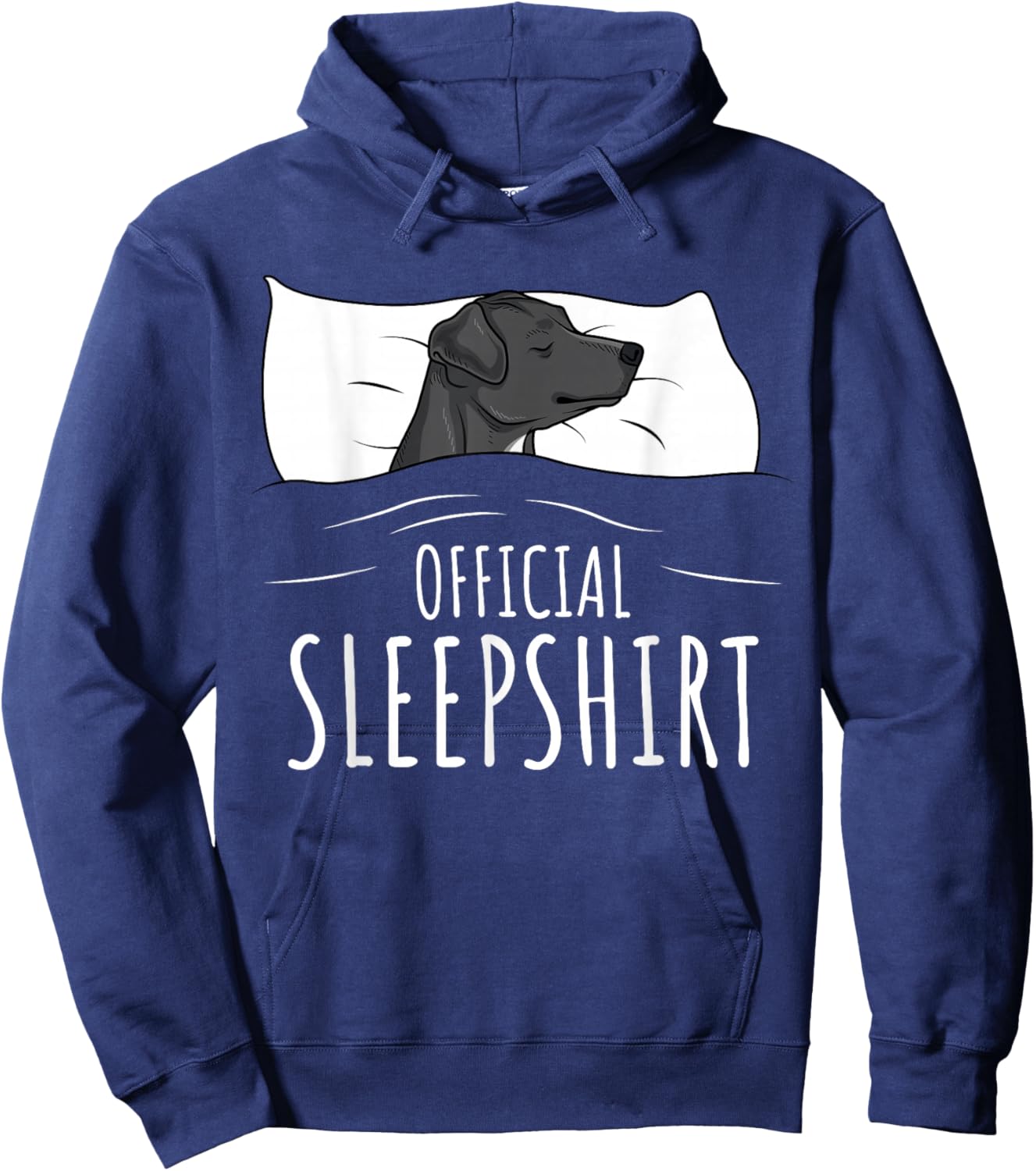 Patterdale Terrier Dog Official Sleepshirt Hoodie - Hoodie | Navy