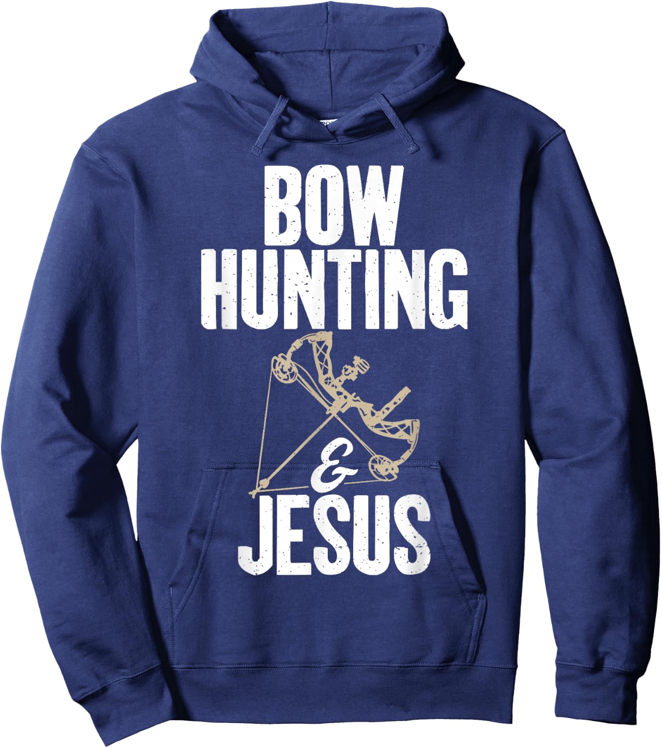 Bow Hunting and Jesus Bowhunting Hoodie - Hoodie | Navy