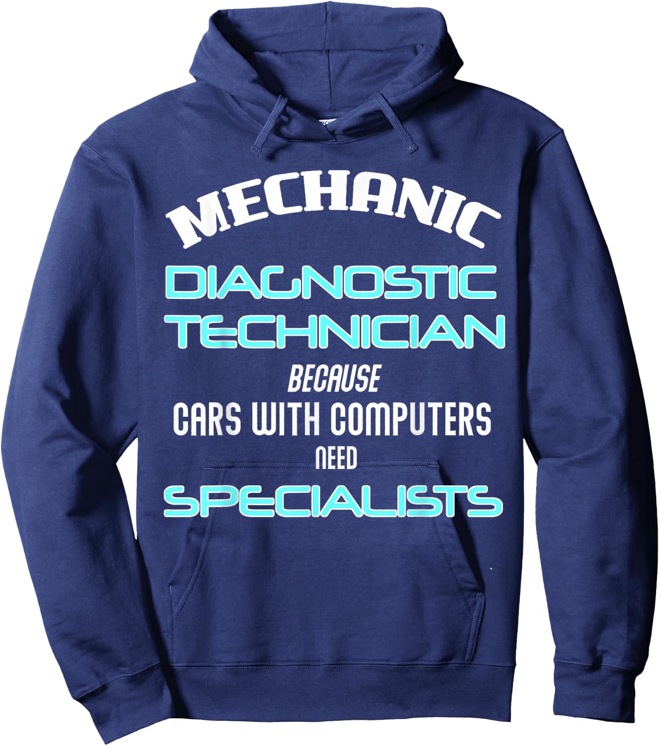 Mechanic Diagnostic Technician for Hitech Cars Hoodie - Hoodie | Navy