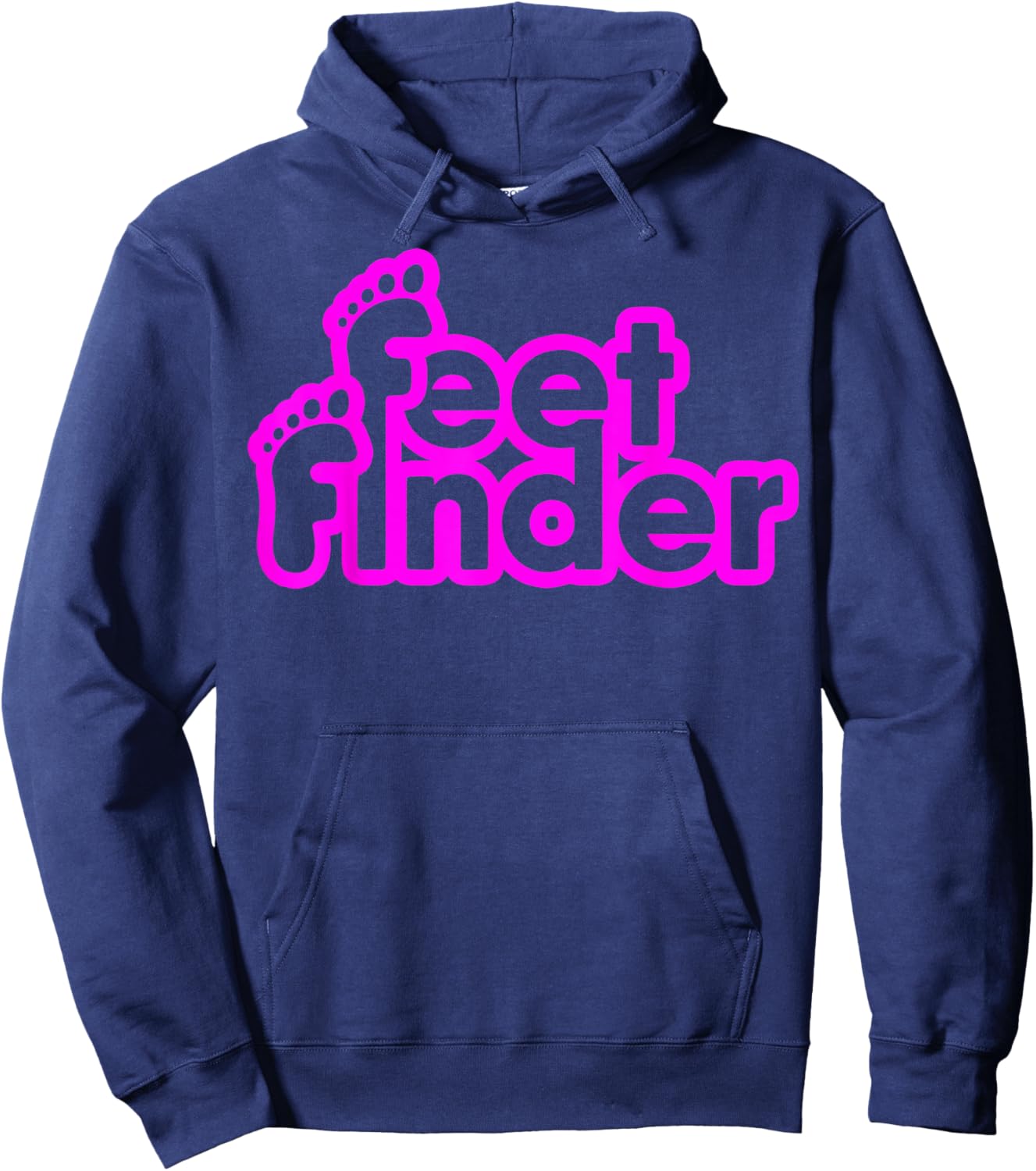 Feetfinder Funny Women Hoodie - Hoodie | Navy
