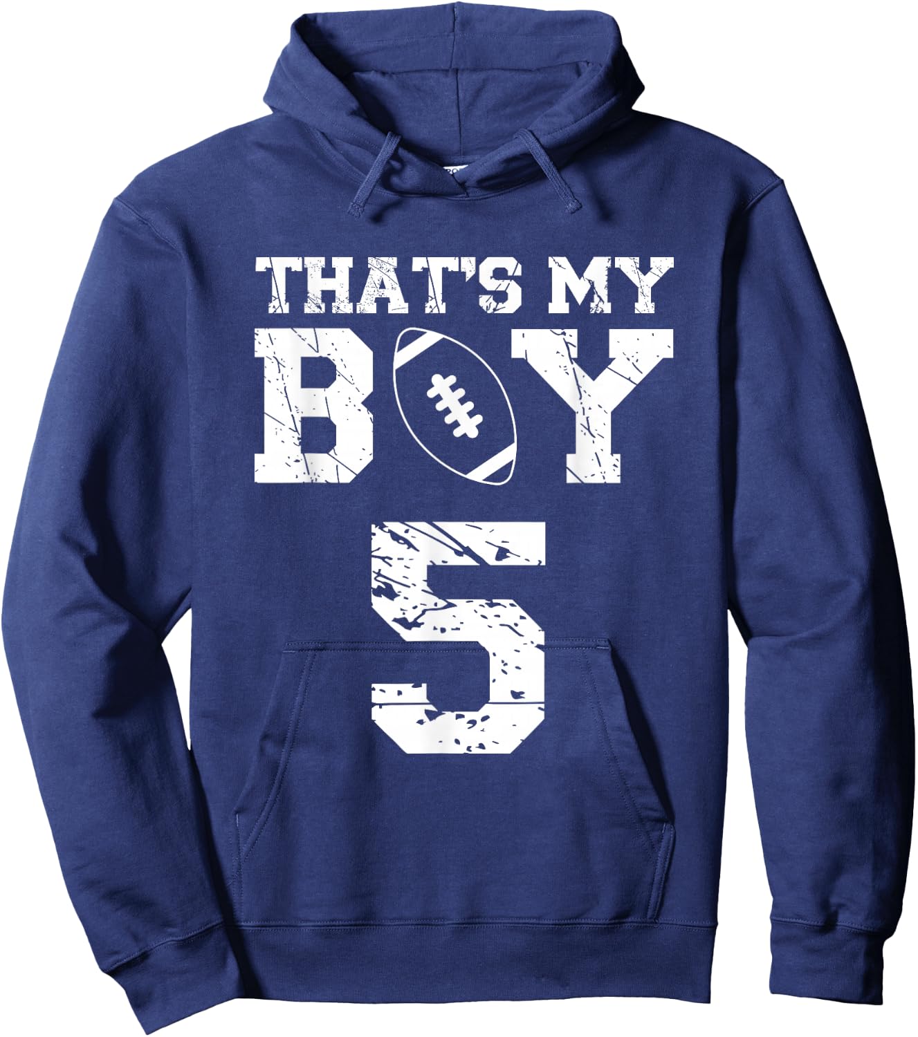 That's My Boy Football #5 Hoodie - Hoodie | Navy