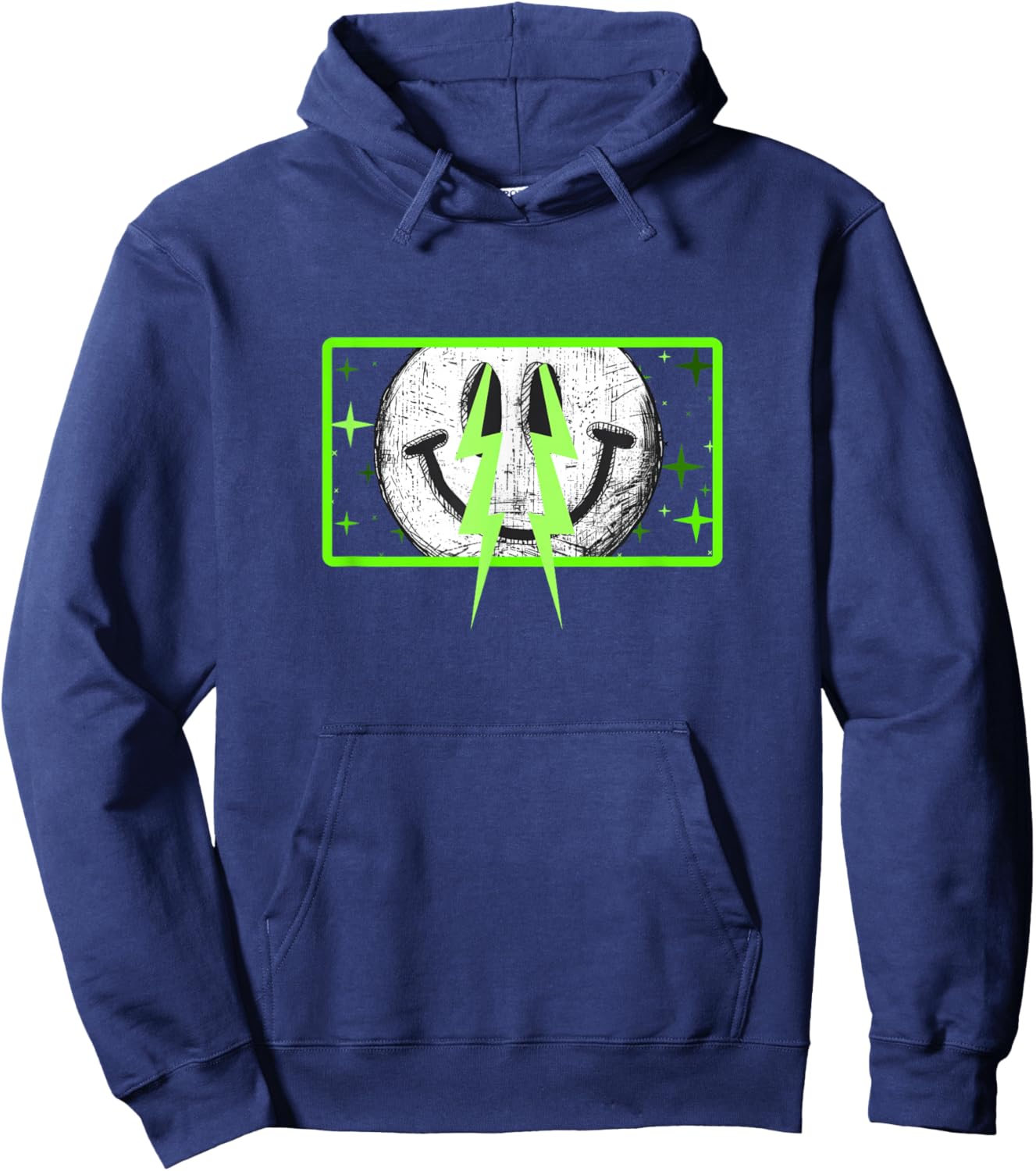 Green Color The Eyes, Chico Green Graphic Hoodie - Hoodie | Navy