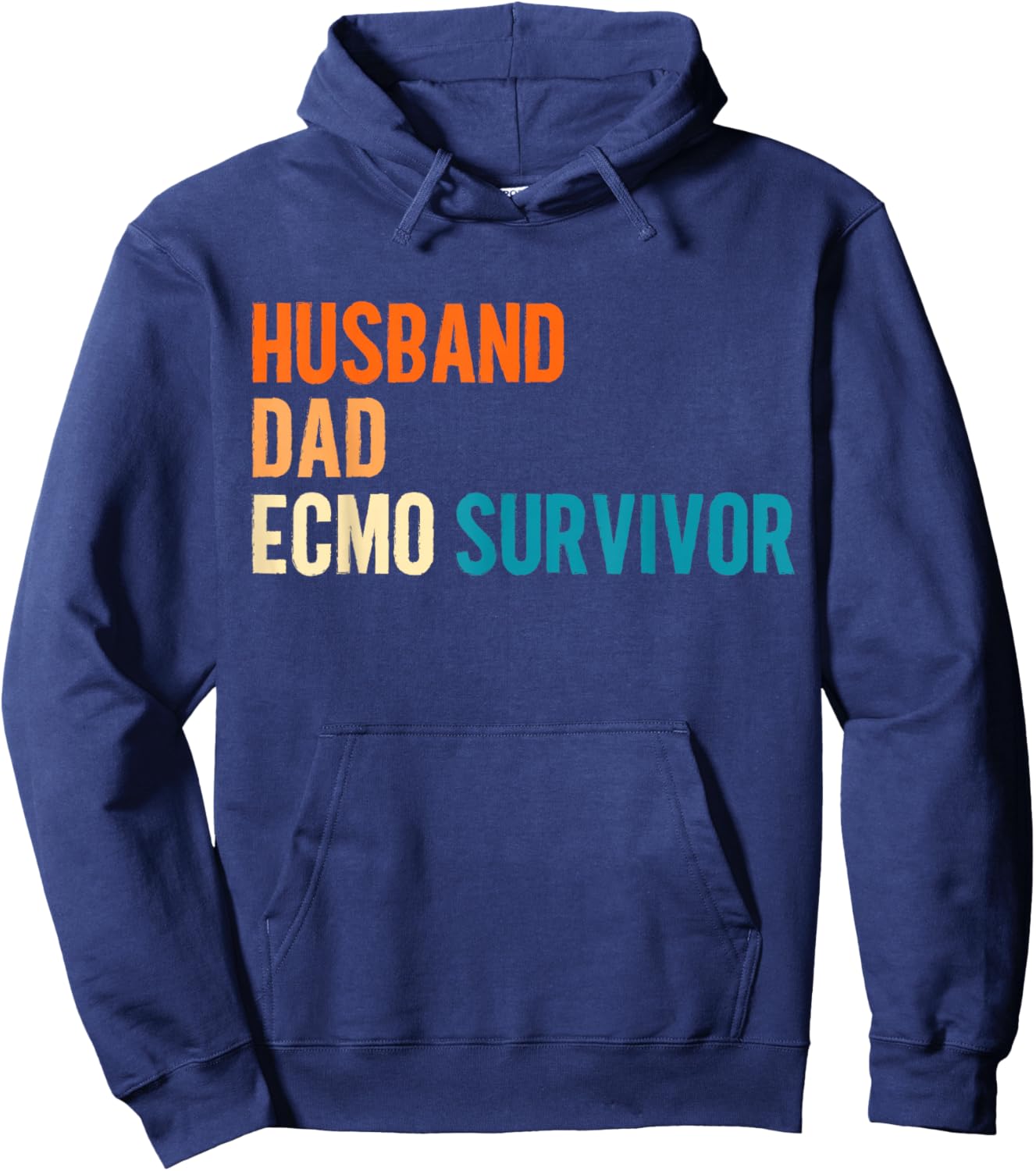 ECMO Survivor ECMO Awareness Hoodie - Hoodie | Navy