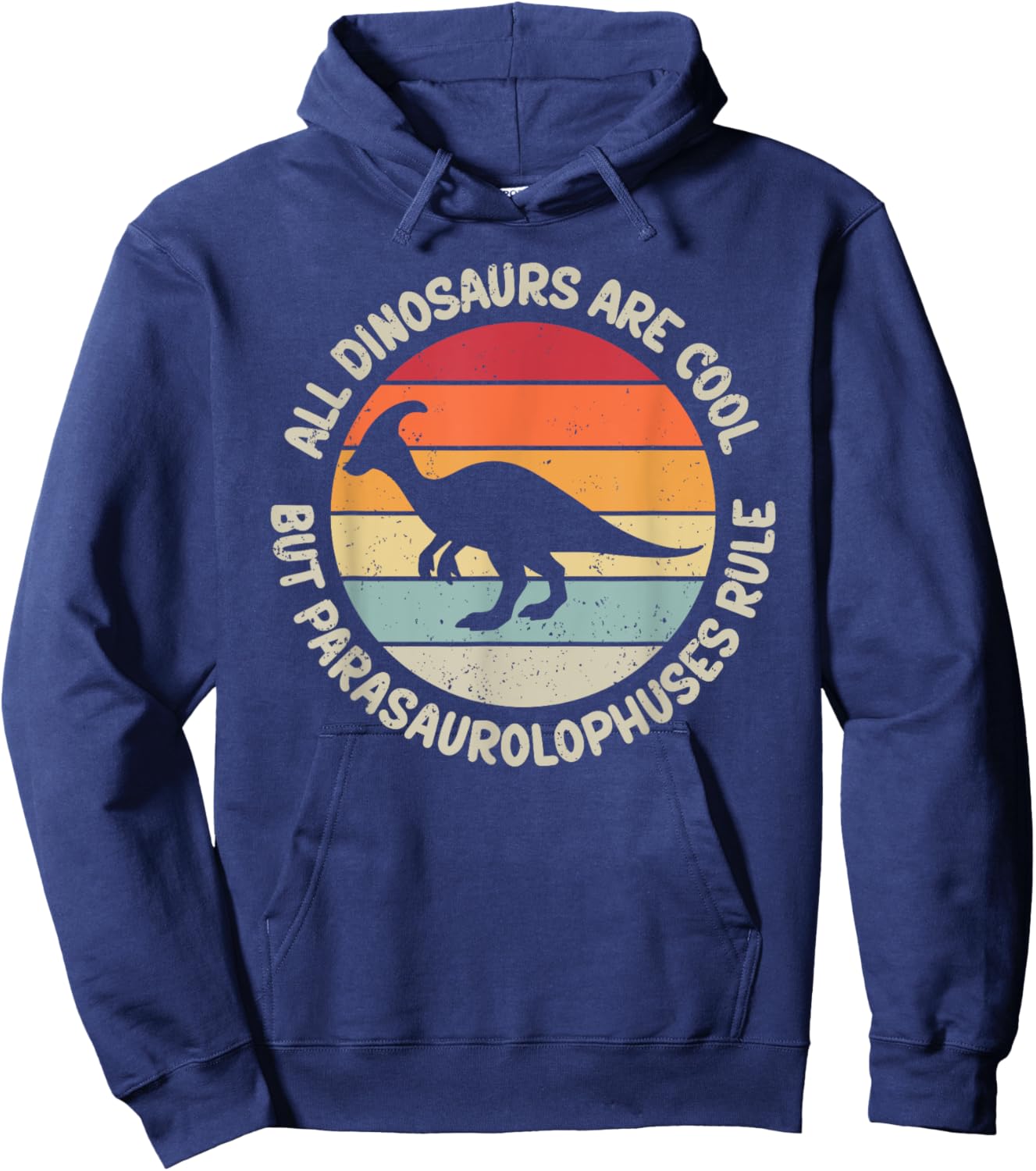 Parasaurolophuses Dinosaurs Parasaurolophus Hoodie - Hoodie | Navy