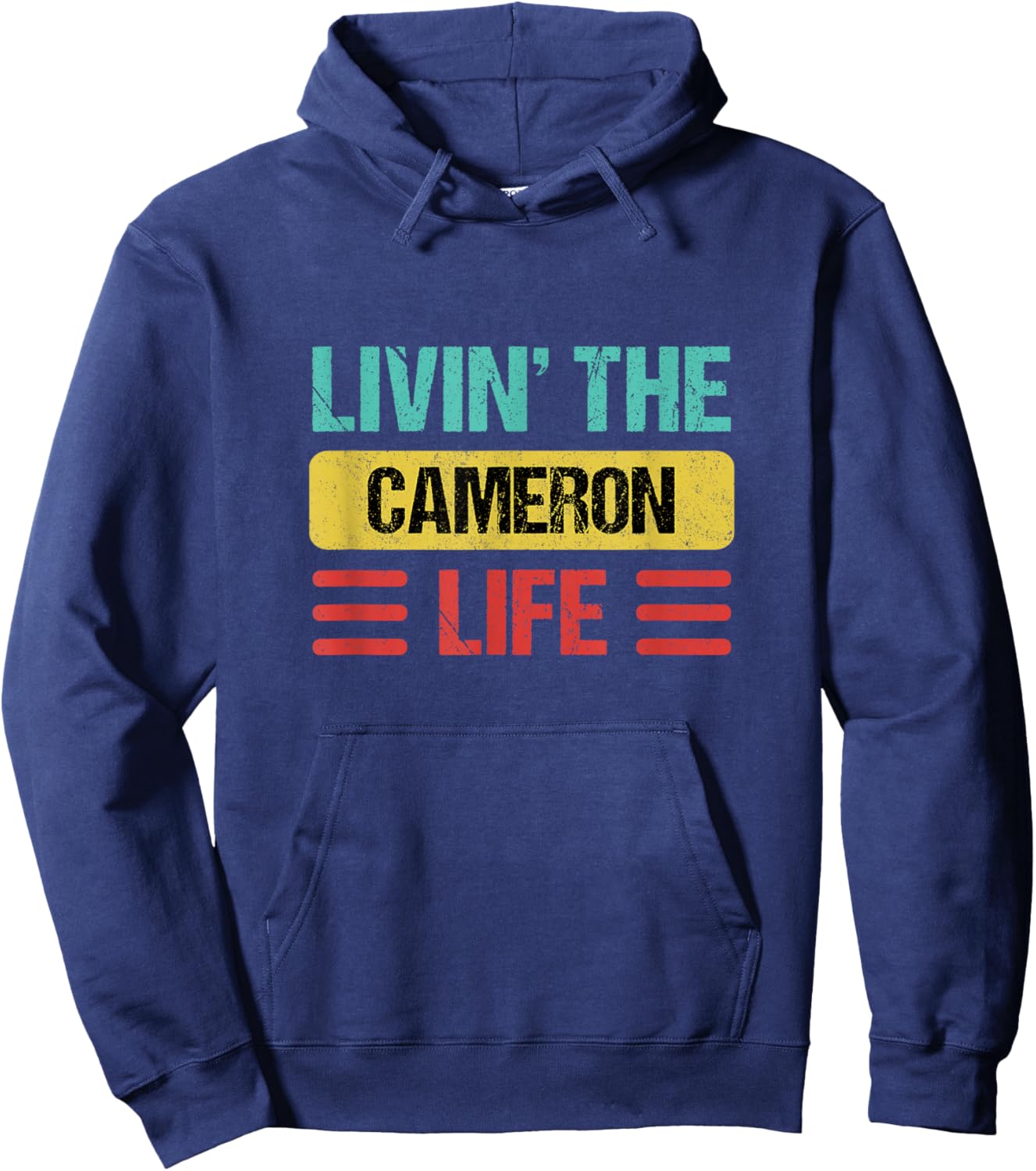 Cameron Name Hoodie - Hoodie | Navy
