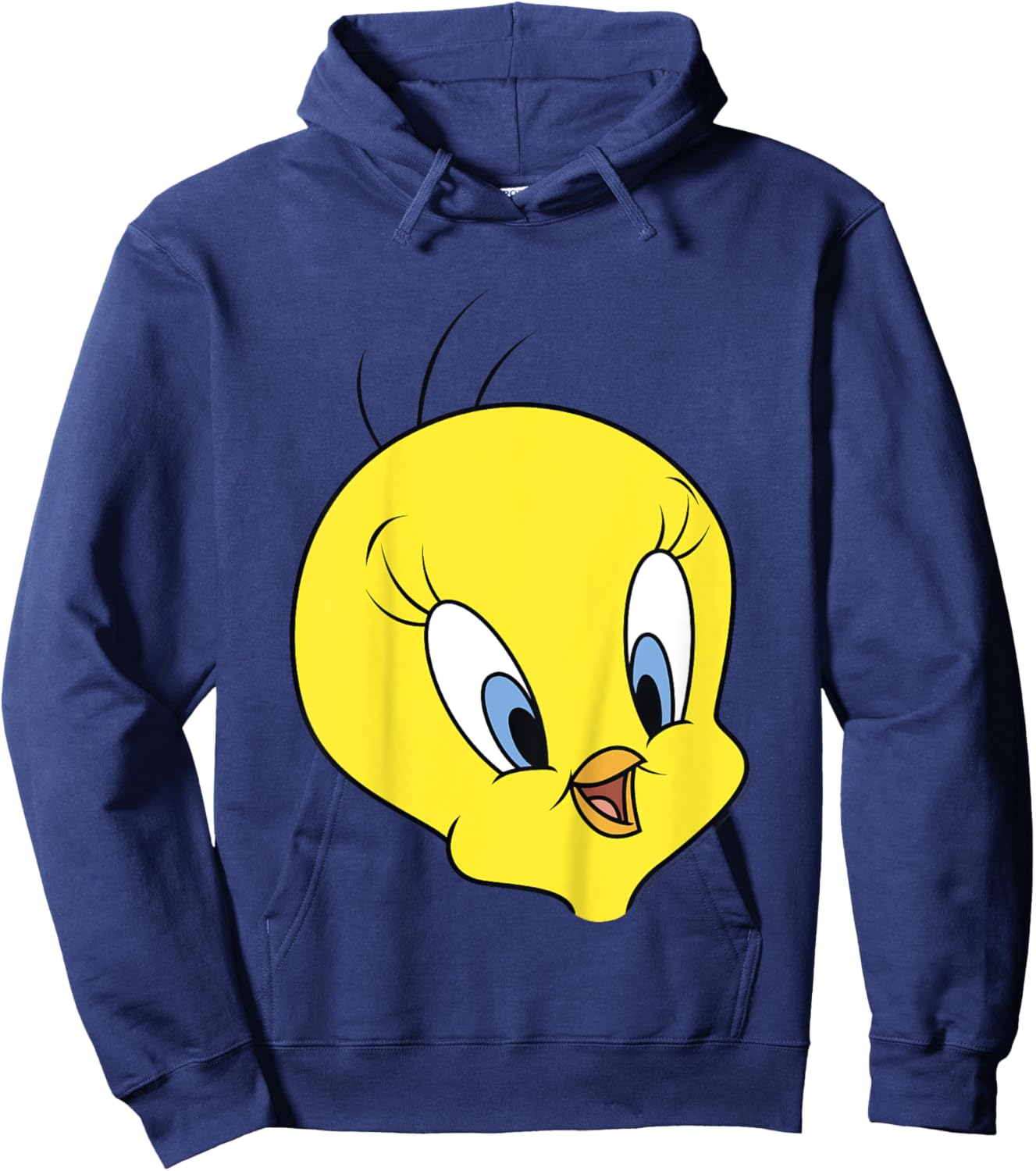 Looney Tunes Tweety Bird Big Face Hoodie - Hoodie | Navy