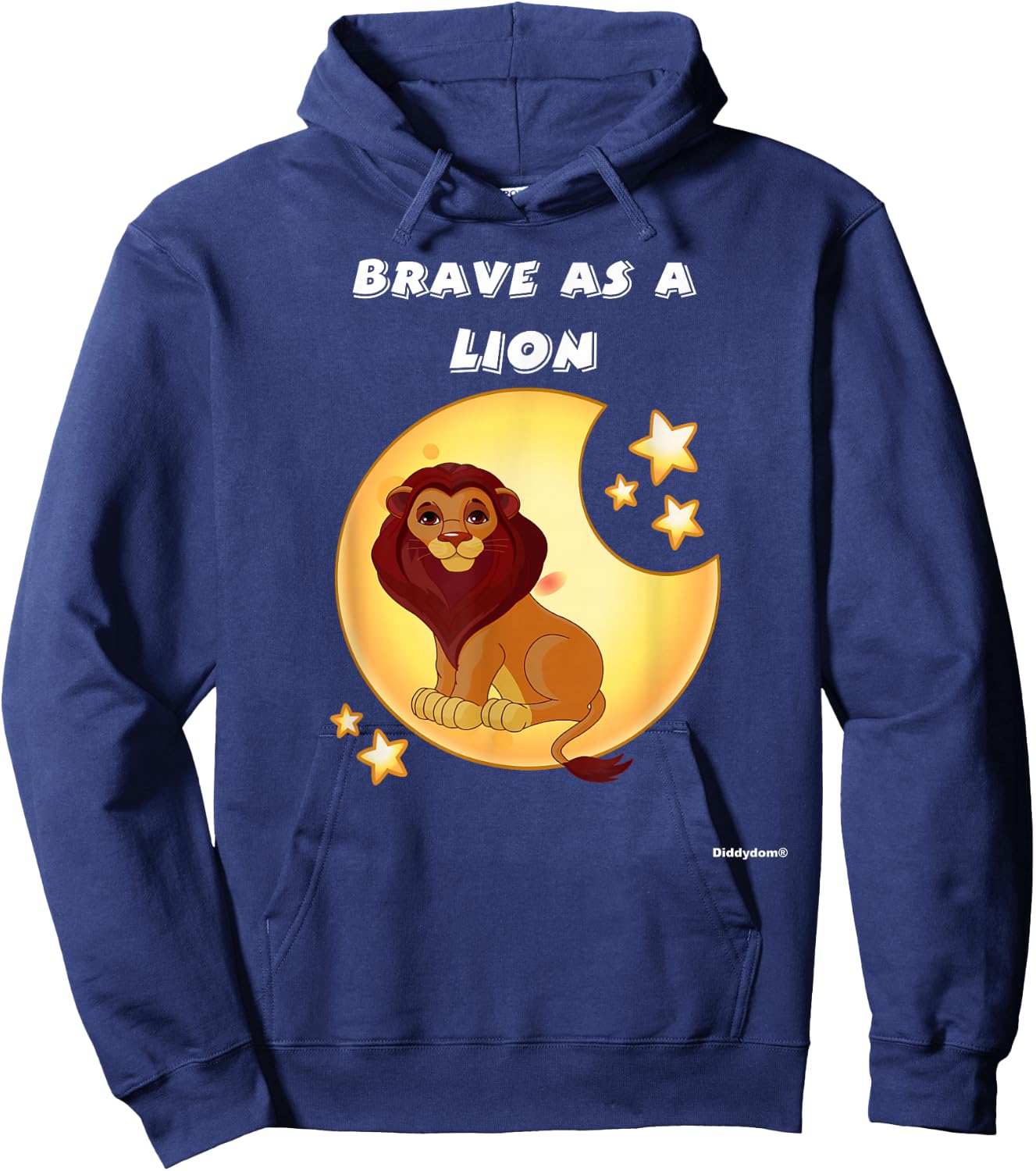 Bravery Brave Child Present Brave As A Lion Hoodie - Hoodie | Navy