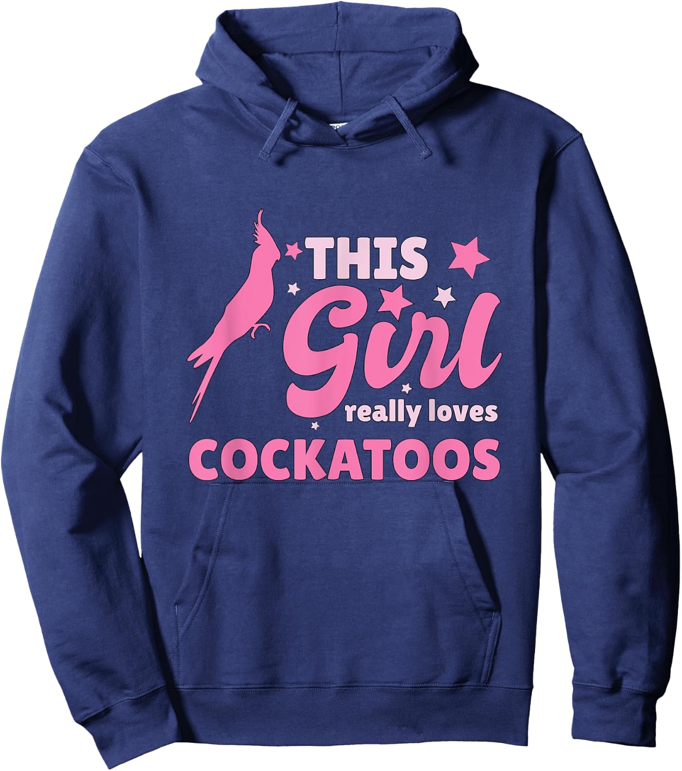 This Girl Really Loves Cockatoos Gift Cockatoo Hoodie - Hoodie | Navy