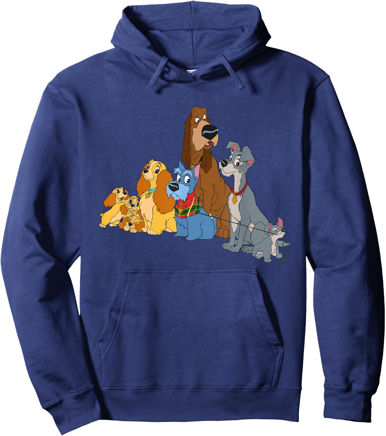 Disney Lady and The Tramp Dogs Hoodie - Hoodie | Navy