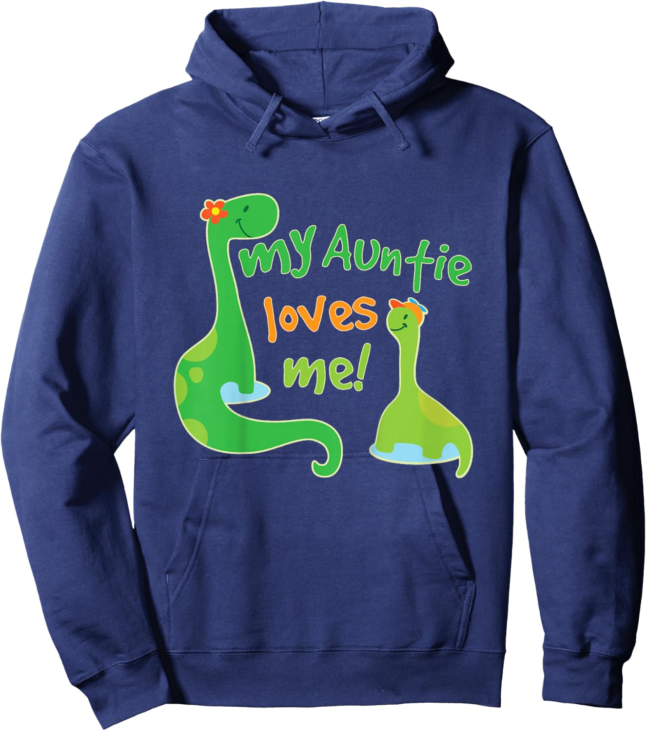 My Auntie Loves Me Nephew from Aunt Hoodie - Hoodie | Navy