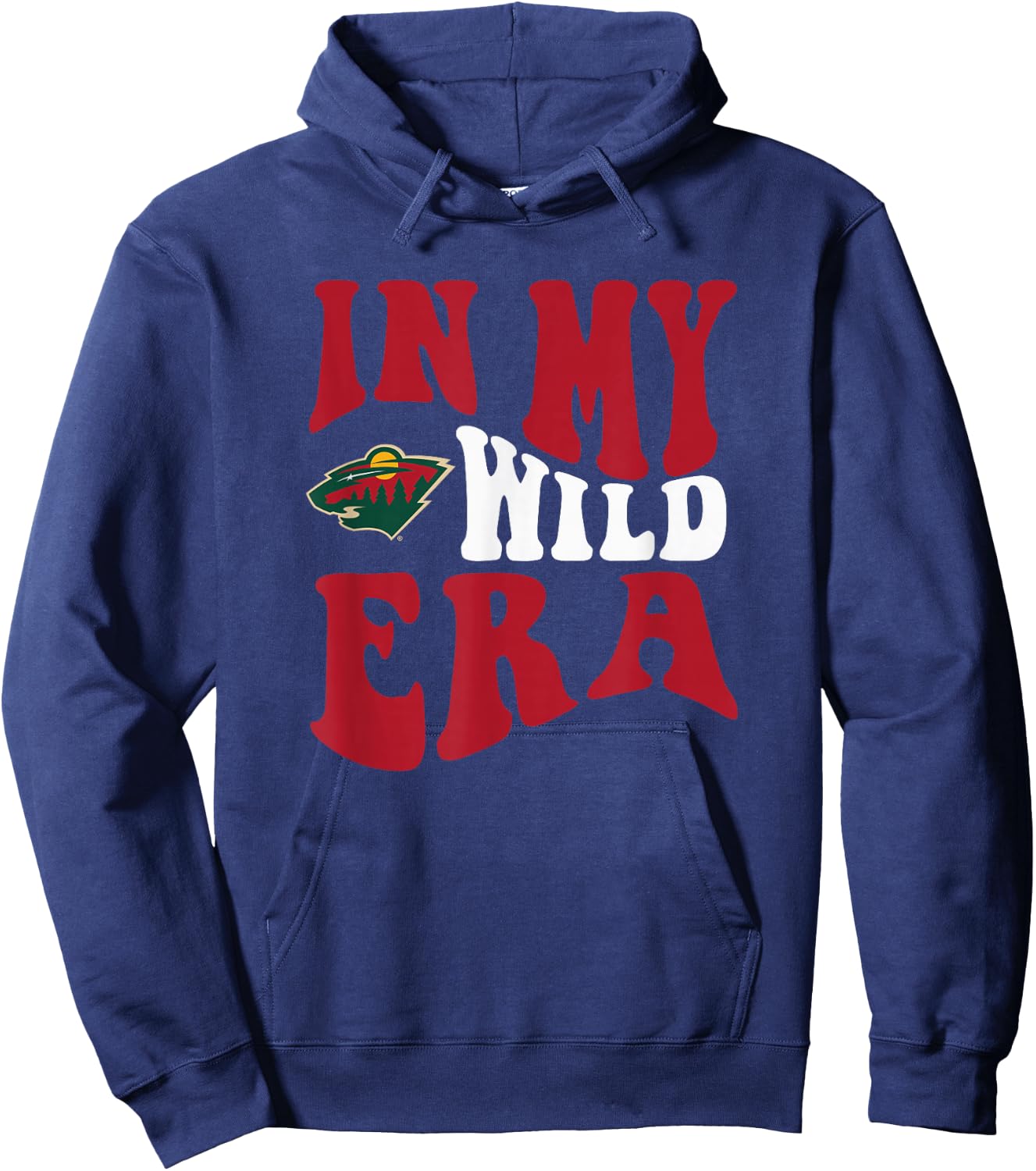 Minnesota Wild Era Officially Licensed Hoodie - Hoodie | Navy