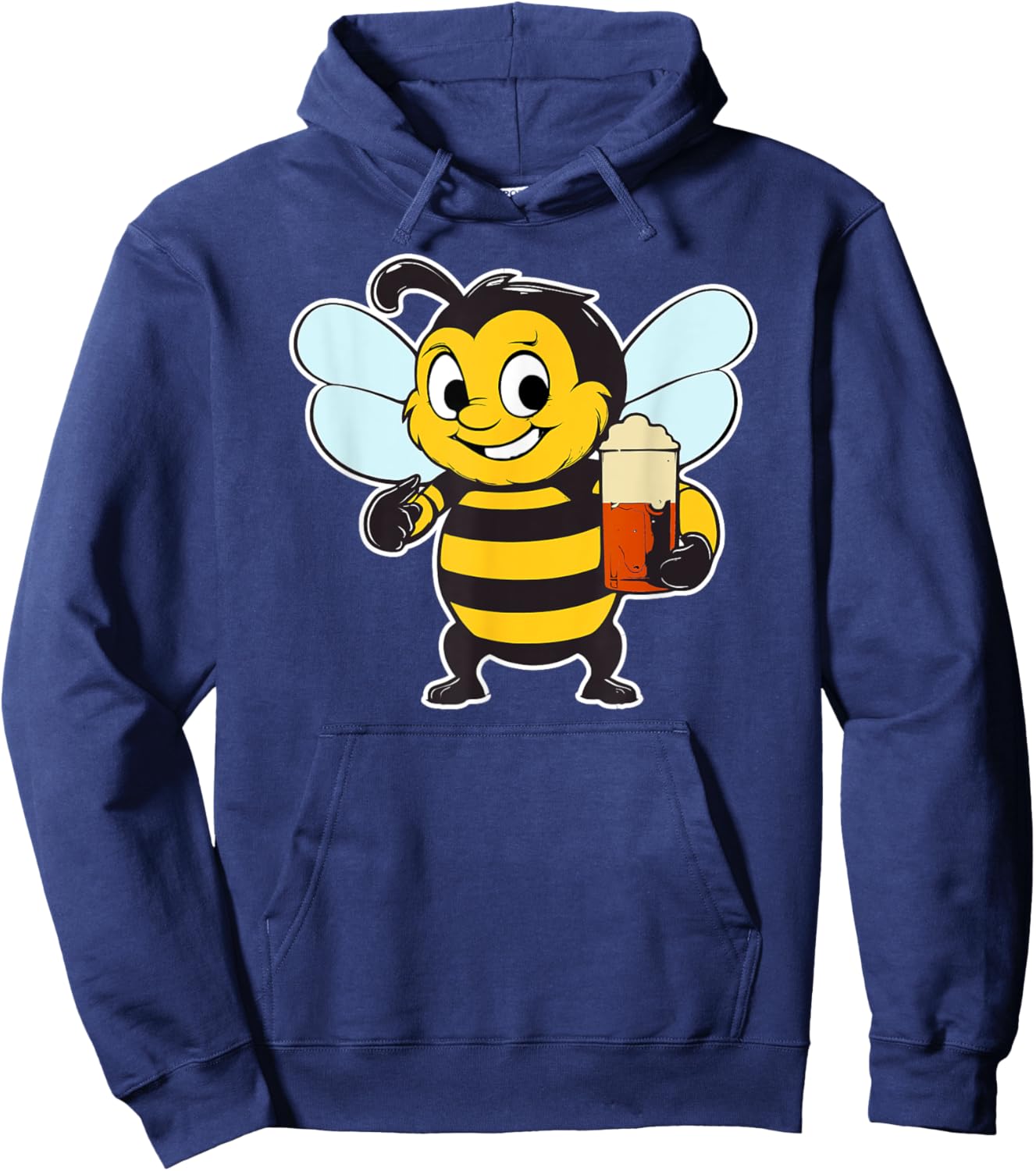The Boozy Bee Hoodie - Hoodie | Navy