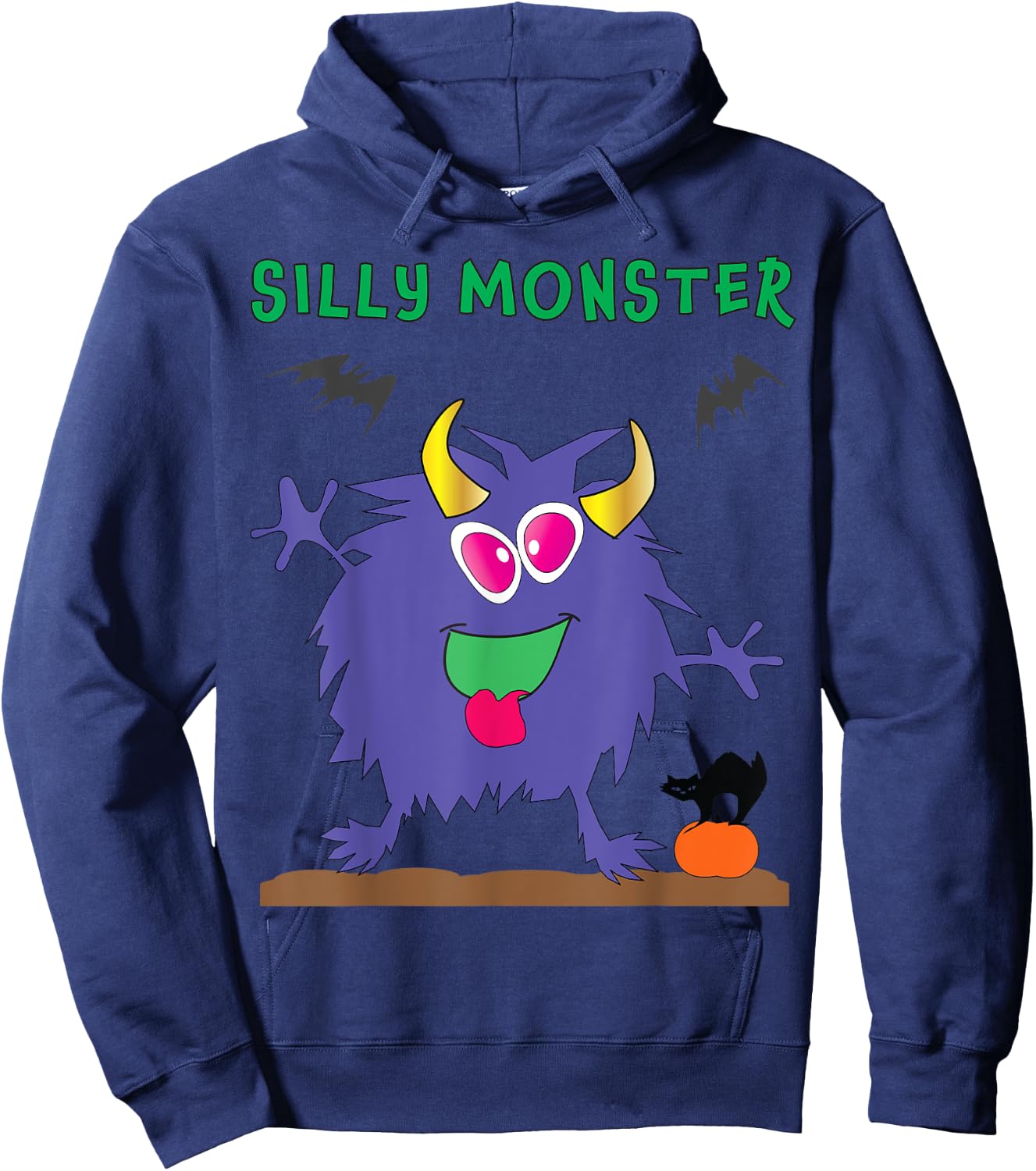 Silly Monster Hoodie - Hoodie | Navy