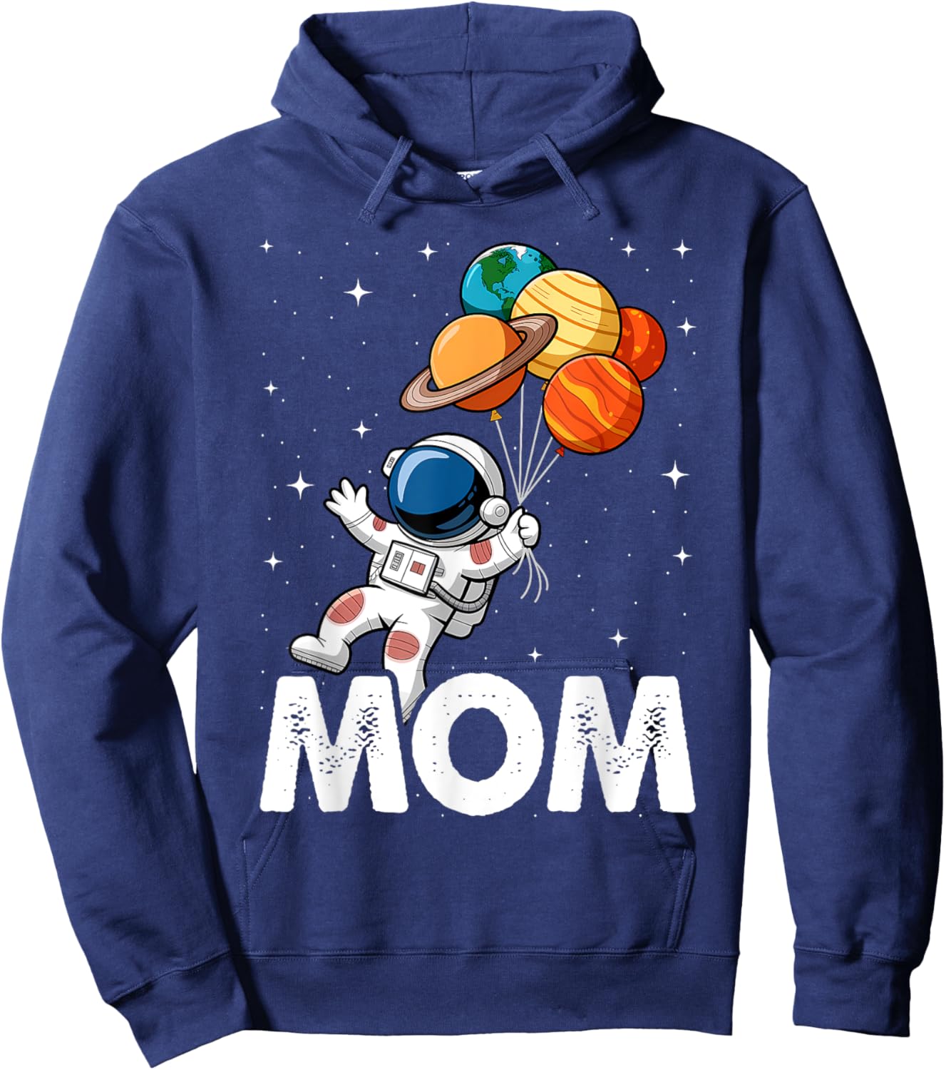 Mom Space Theme Hoodie - Hoodie | Navy