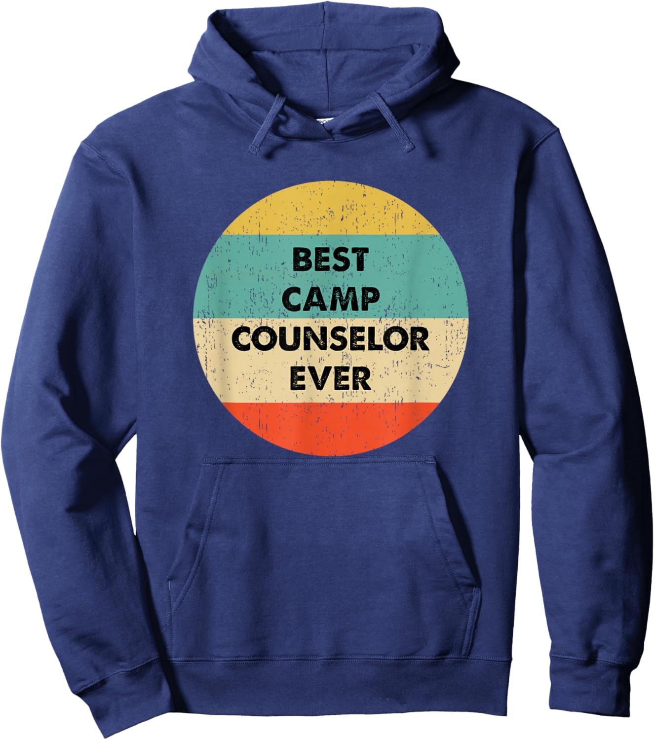 Camp Counselor Shirt | Best Camp Counselor Ever Hoodie - Hoodie | Navy