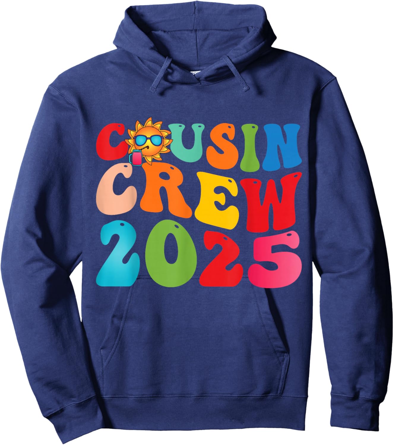 Cousins Cousin Crew 2025 Trip Vacation Summer Hoodie - Hoodie | Navy