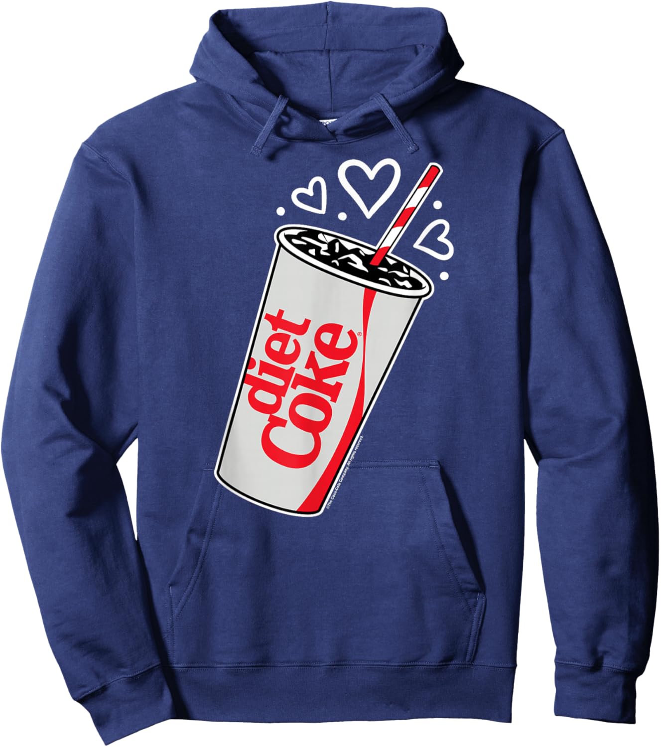 Coca-Cola - Diet Coke Heart Bubbles Hoodie - Hoodie | Navy