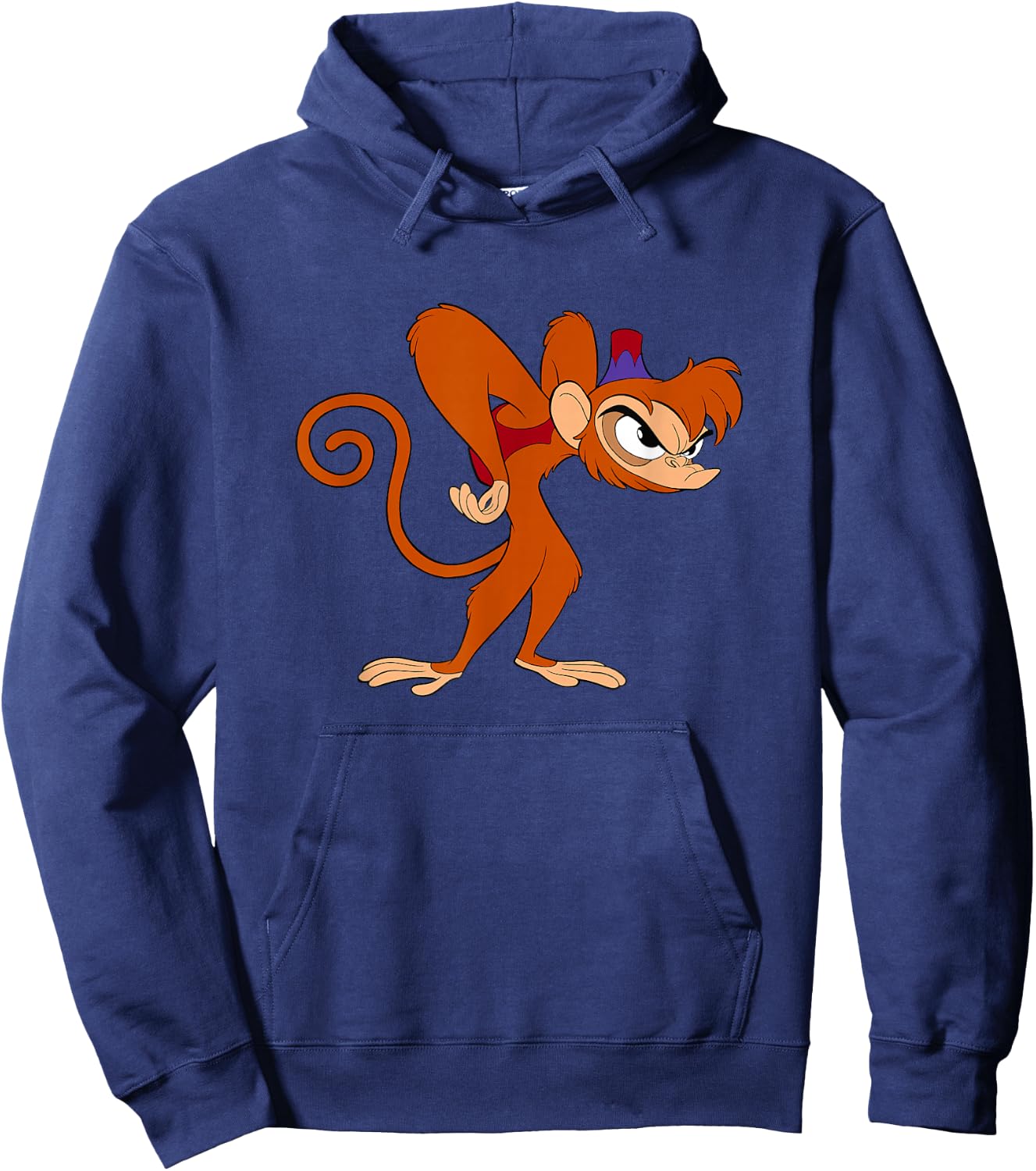 Disney Aladdin Angry Abu 90s Hoodie - Hoodie | Navy