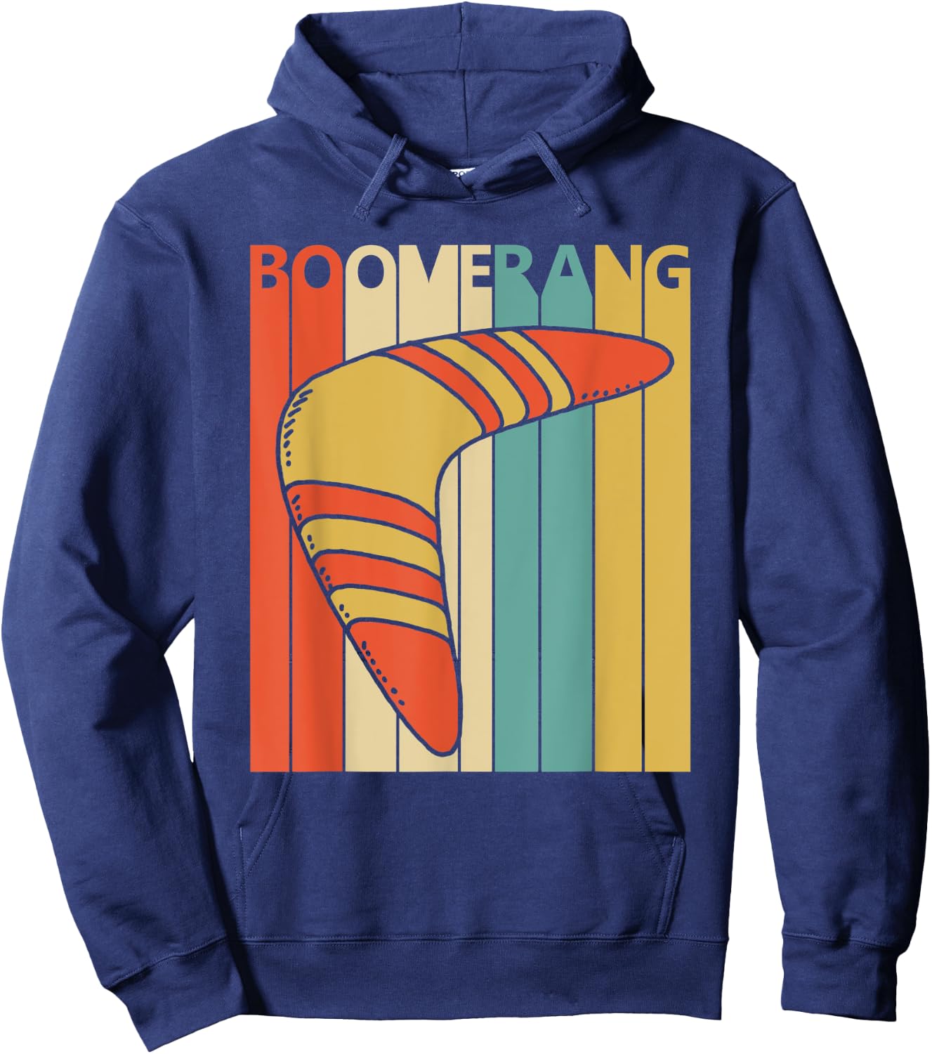 Vintage Boomerang Hoodie - Hoodie | Navy