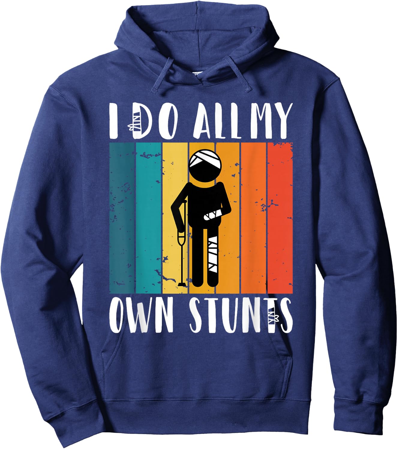 I do all my own Stunts Hoodie - Hoodie | Navy