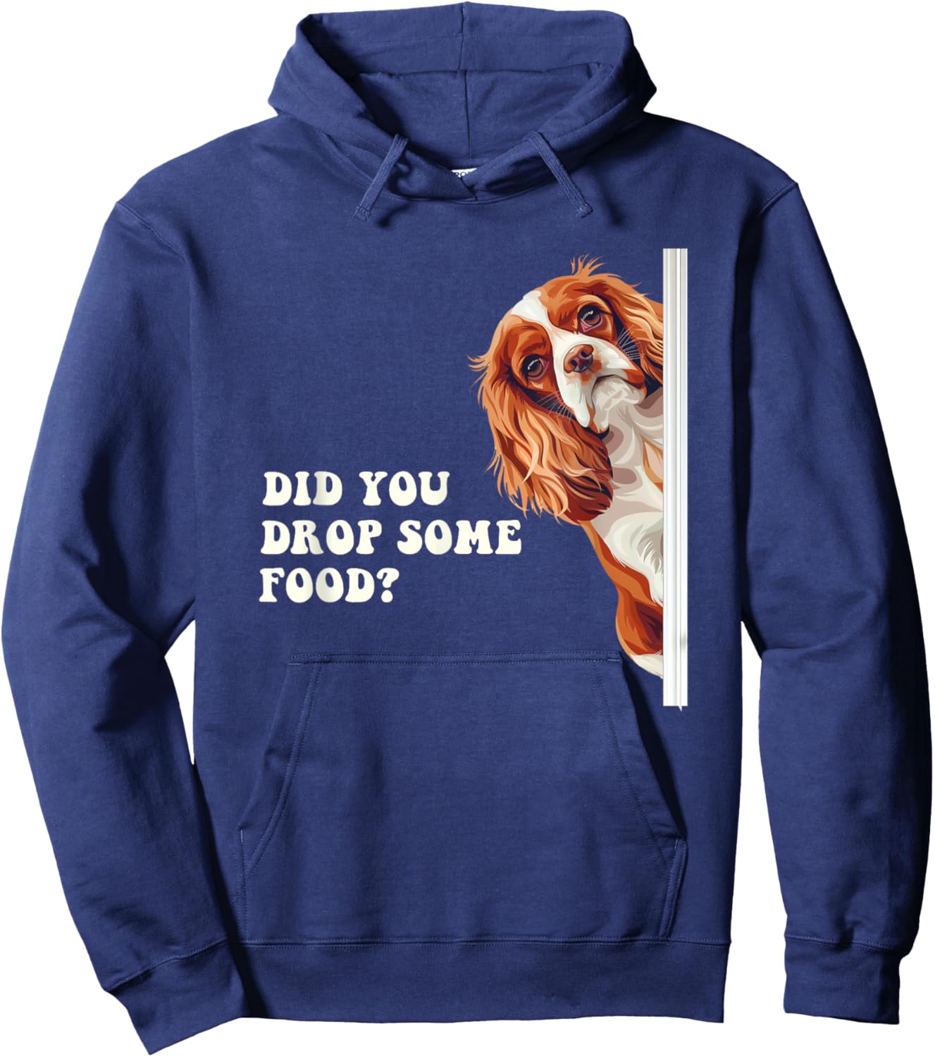 Cavalier King Charles Spaniel Funny Shirt Hoodie - Hoodie | Navy