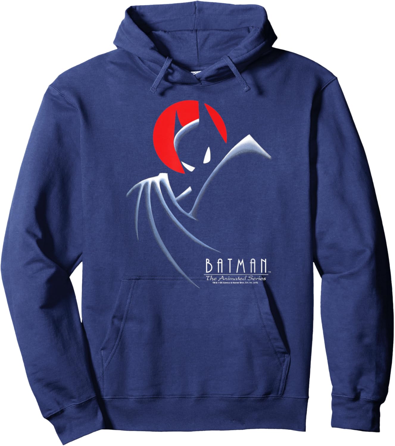 Batman: The Animated Series Behind The Cape Hoodie - Hoodie | Navy